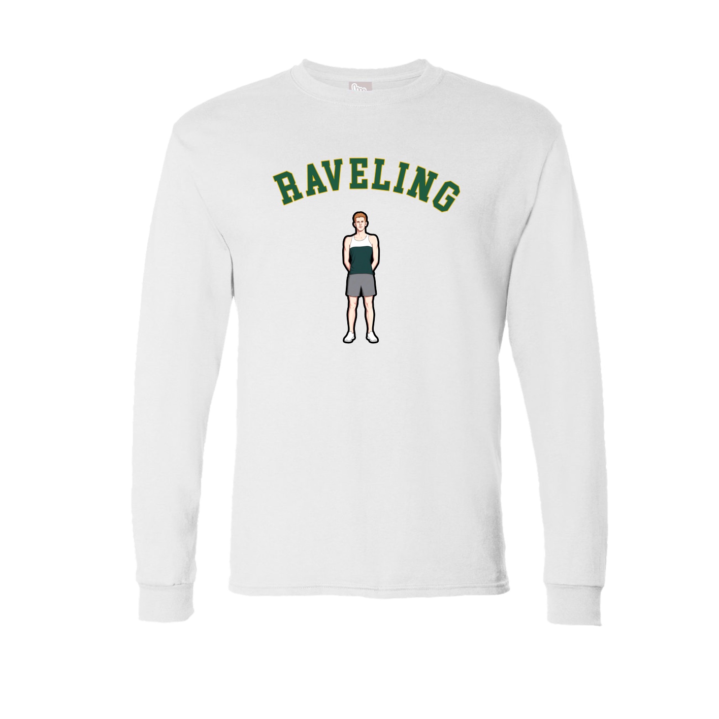 Long Sleeve Tee — Shirsey Arch in White