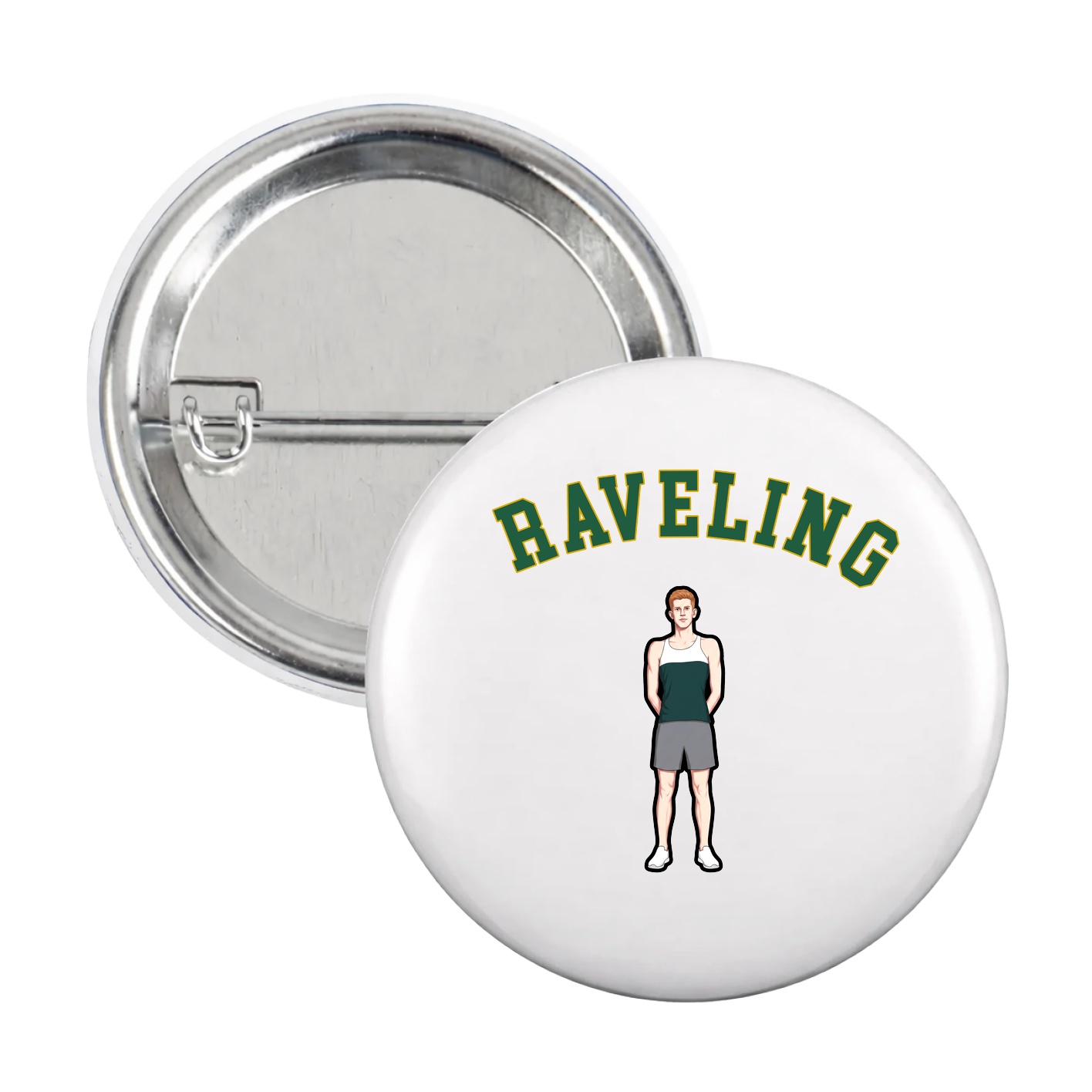 Game Day Button — Shirsey Arch in White