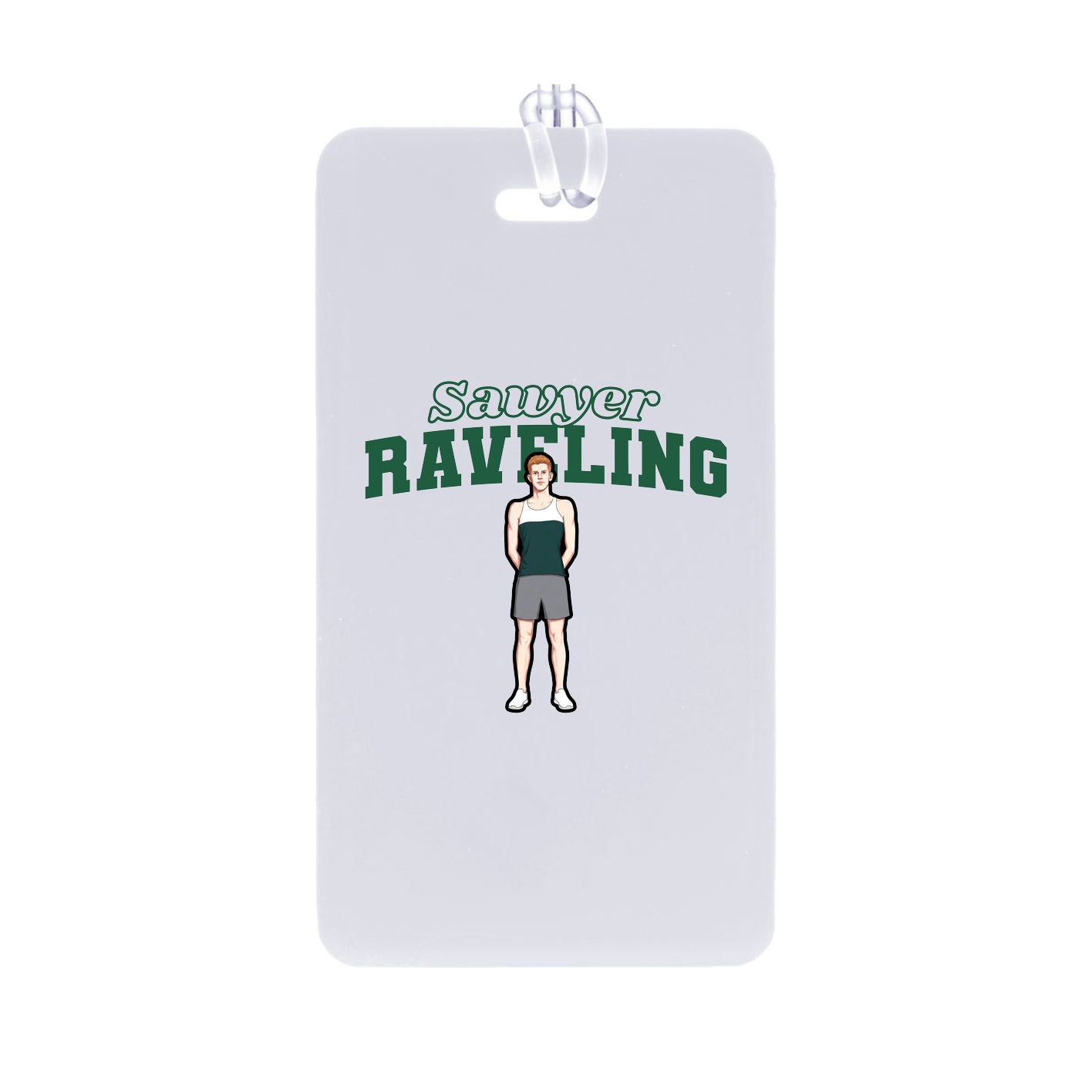 Bag Tag — Name Arch in Classic