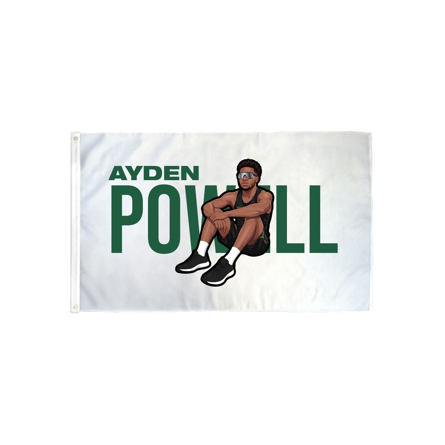 3x5 Flag — Player Name in Classic