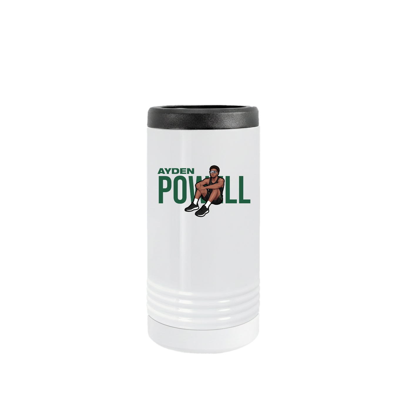 Slim Beverage Holder — Player Name in White
