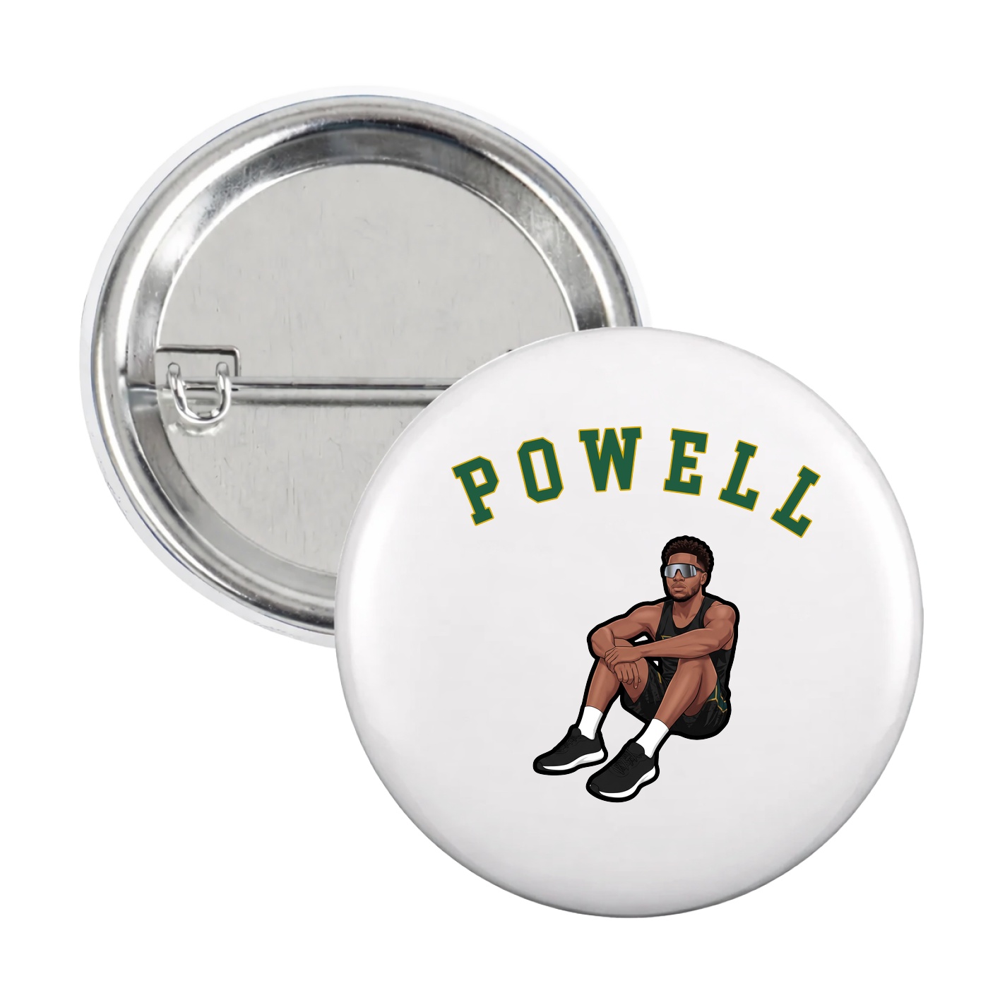 Game Day Button — Shirsey Arch in White