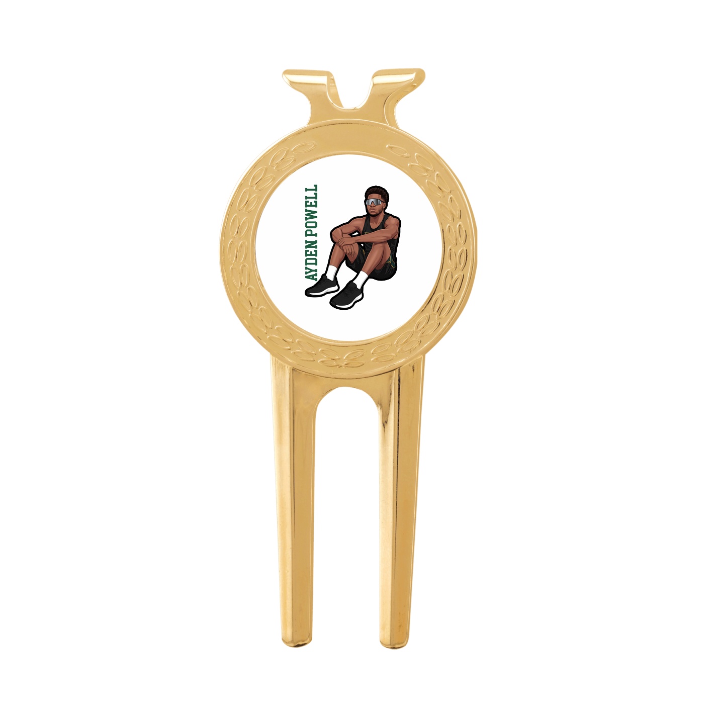 Divot Tool with Ball Marker — Name Vertical in Classic