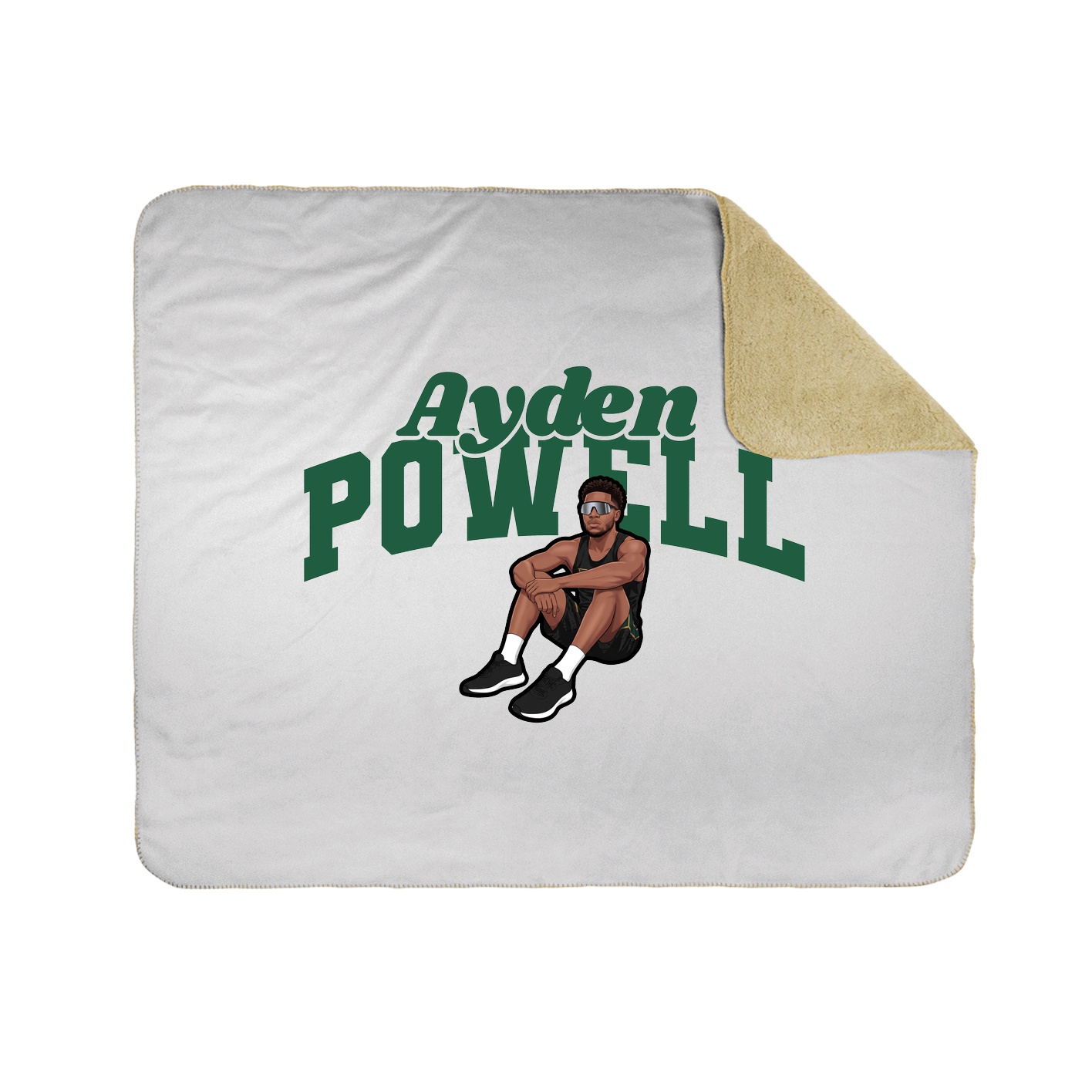 Throw Blanket — Signature Arch in White
