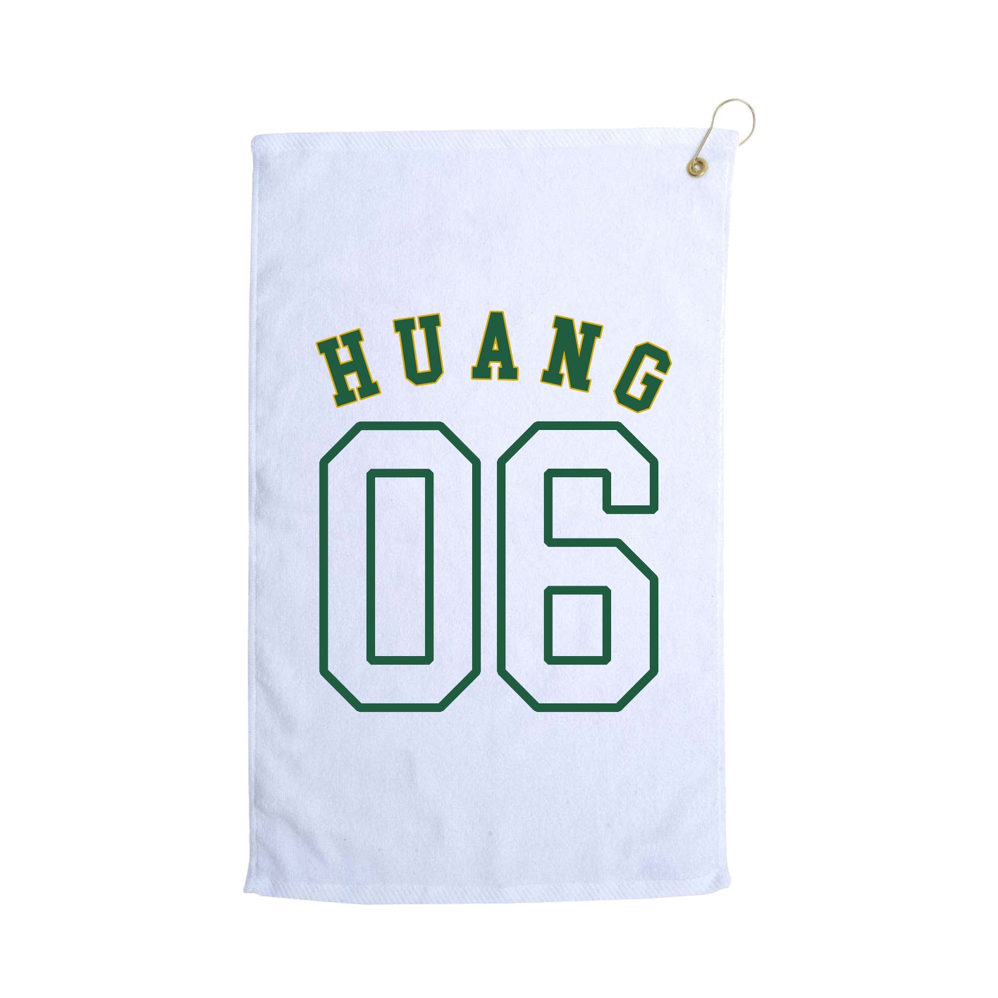 Golf Towel — Shirsey Arch in White