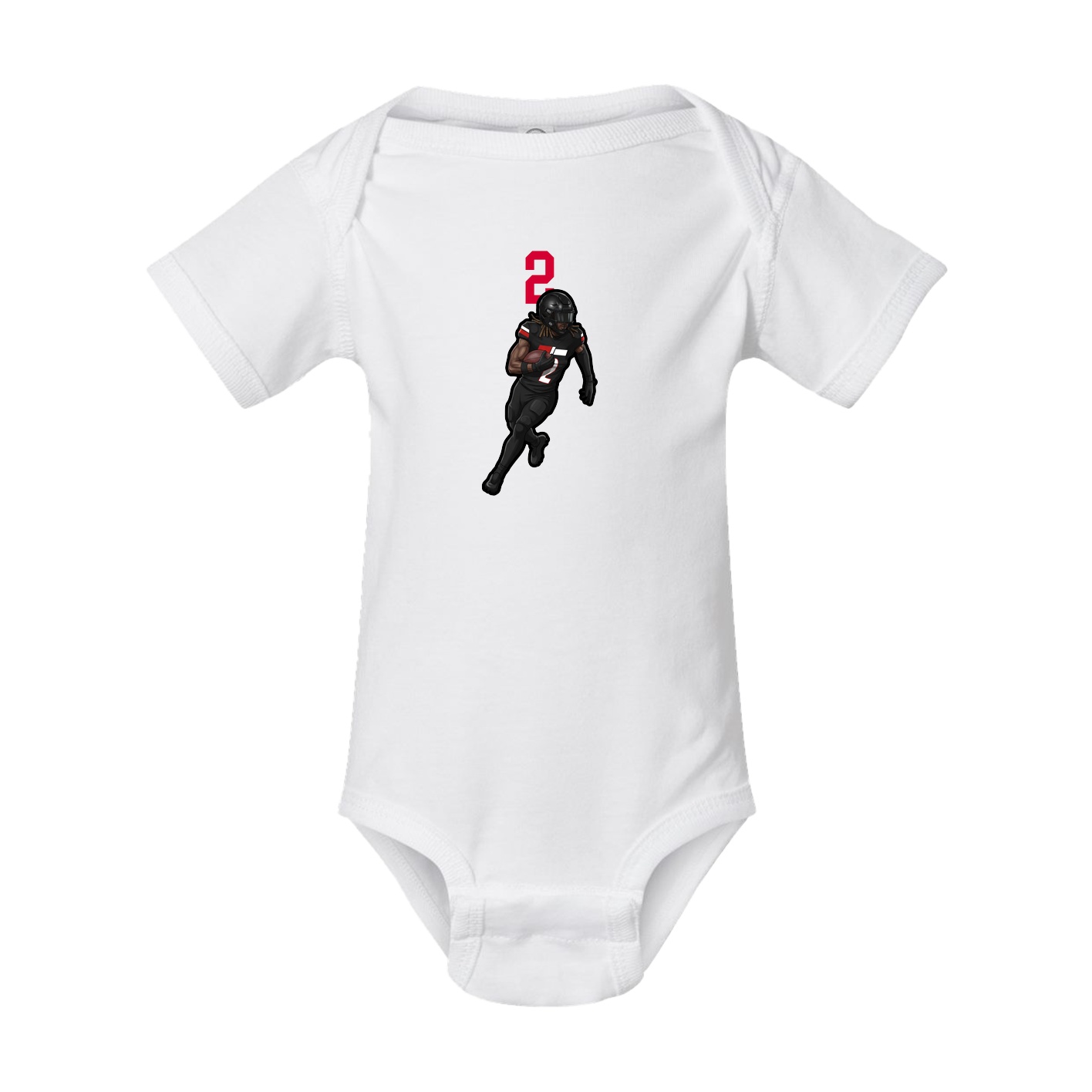 Baby Onesie — Number Top in White