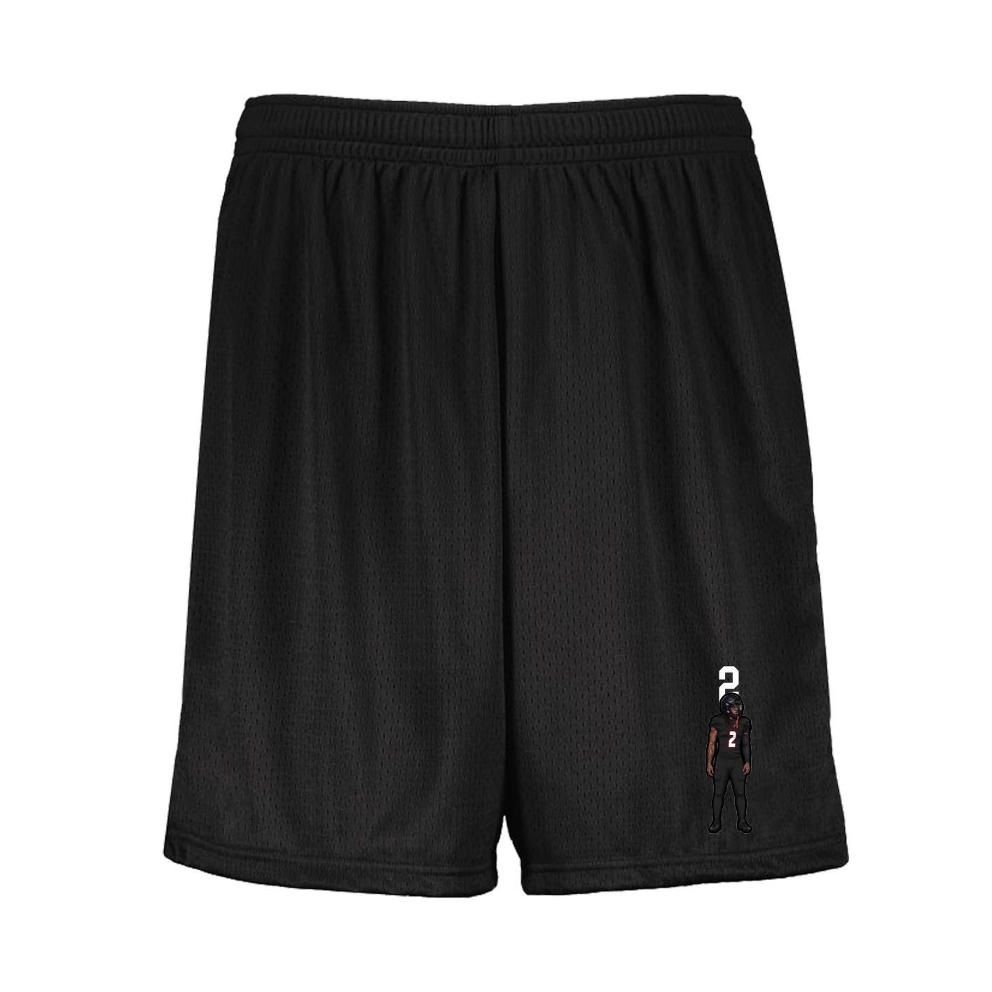 Shorts — Number Top in Black