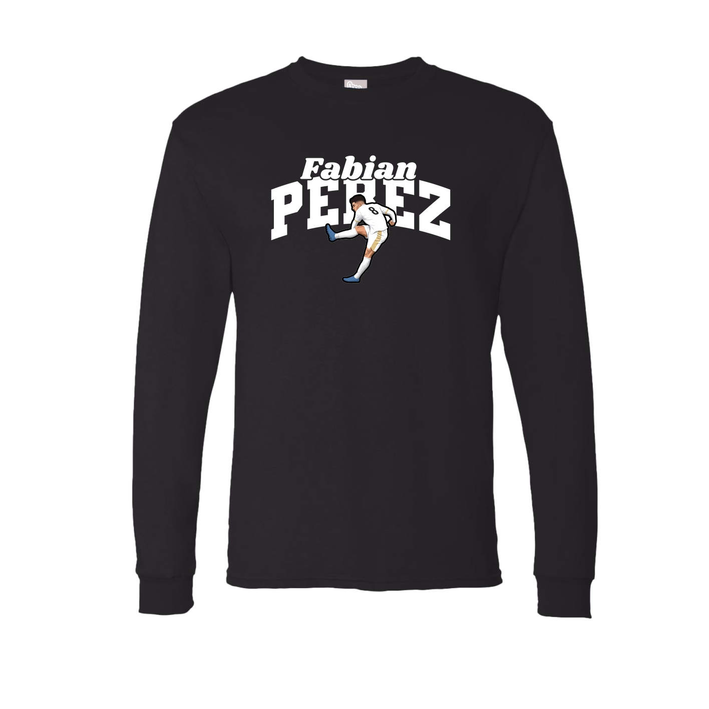 Long Sleeve Tee — Signature Arch in Black