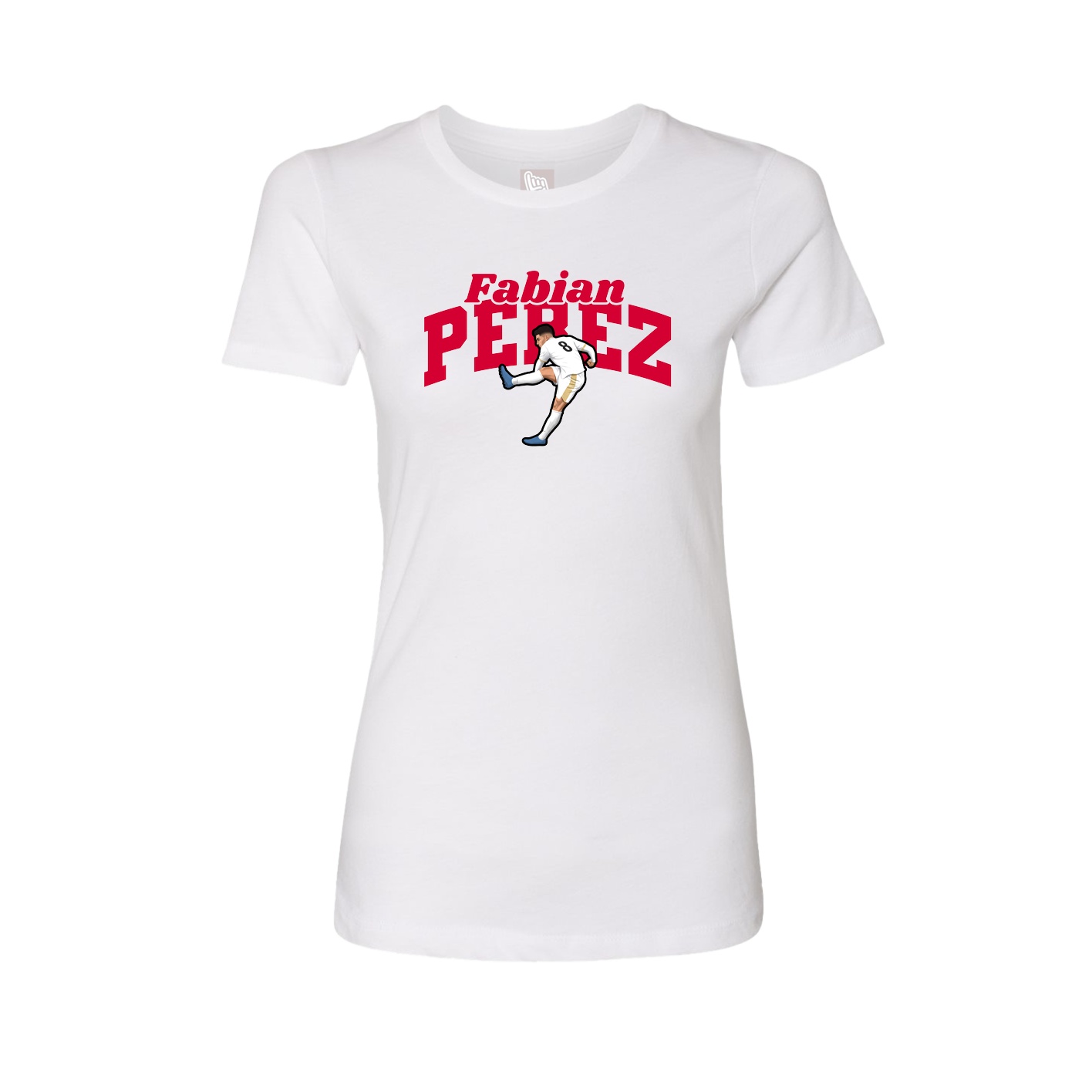 Womens Tee — Signature Arch in White