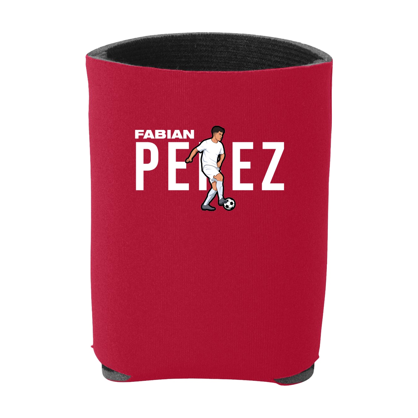 Can Holder — Player Name in Red