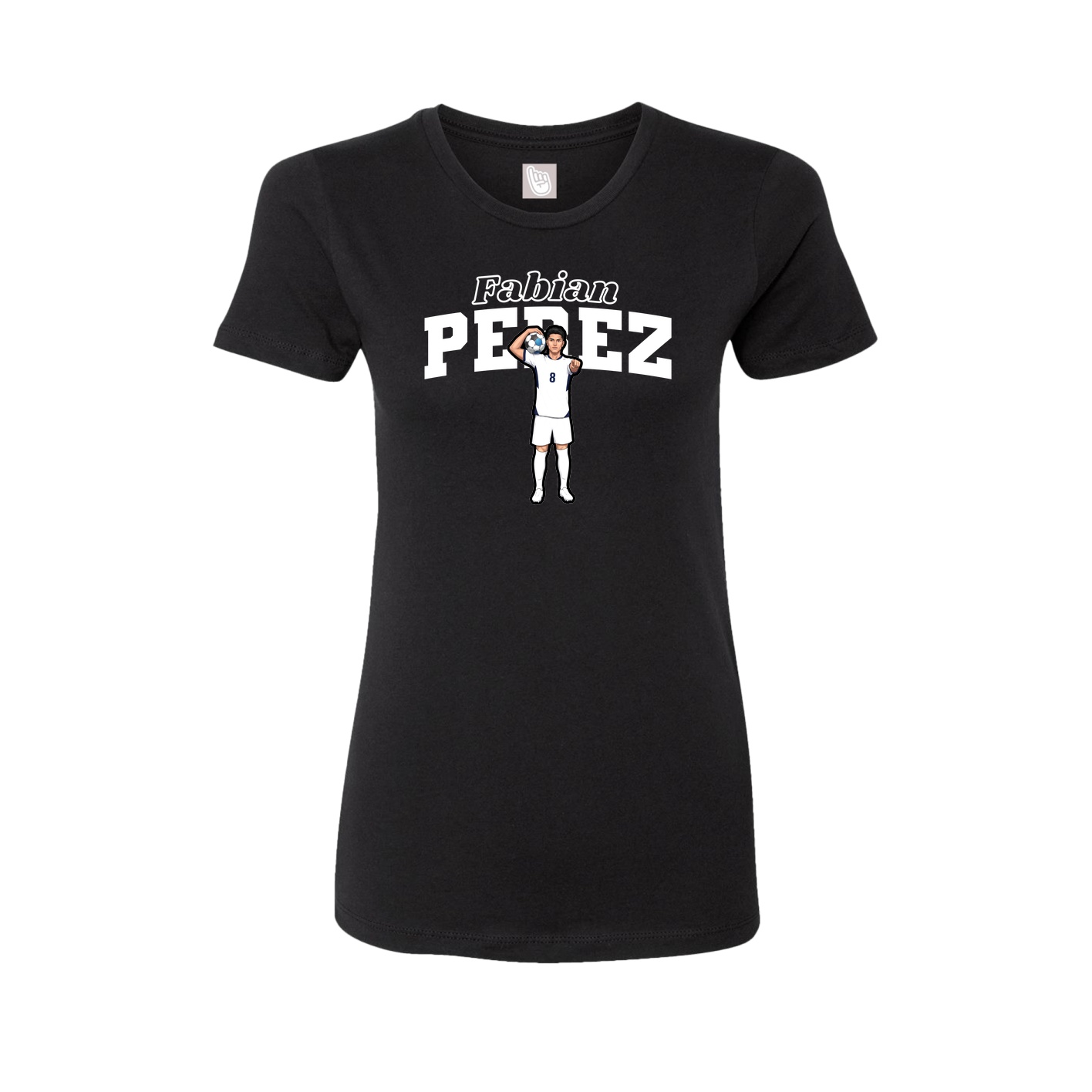 Womens Tee — Name Arch in Black