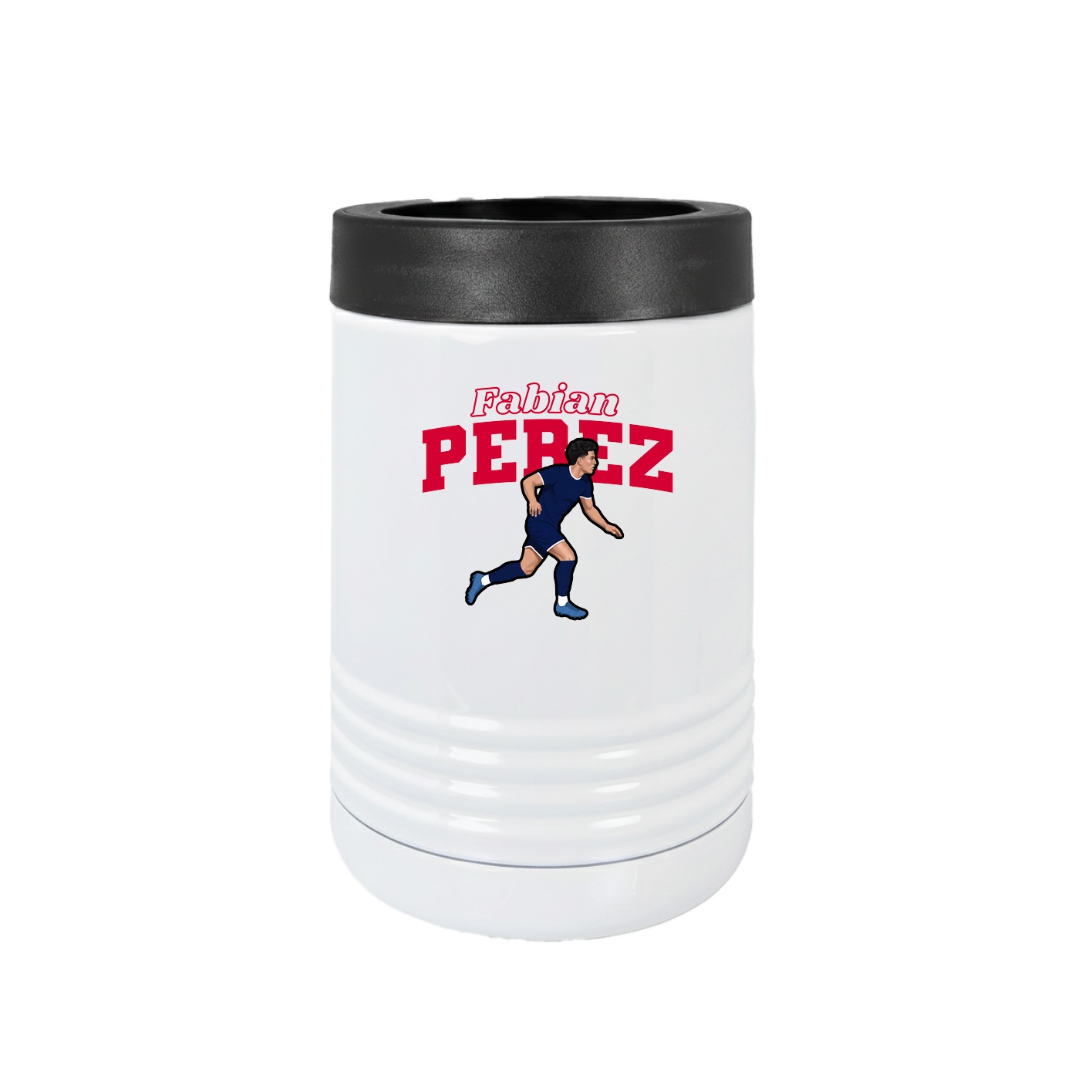Beverage Holder — Name Arch in White