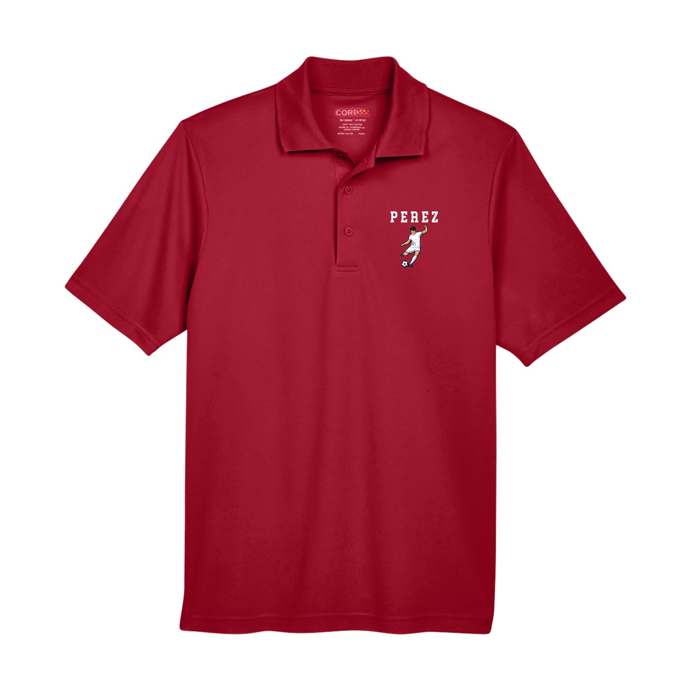 Performance Polo — Shirsey in Red