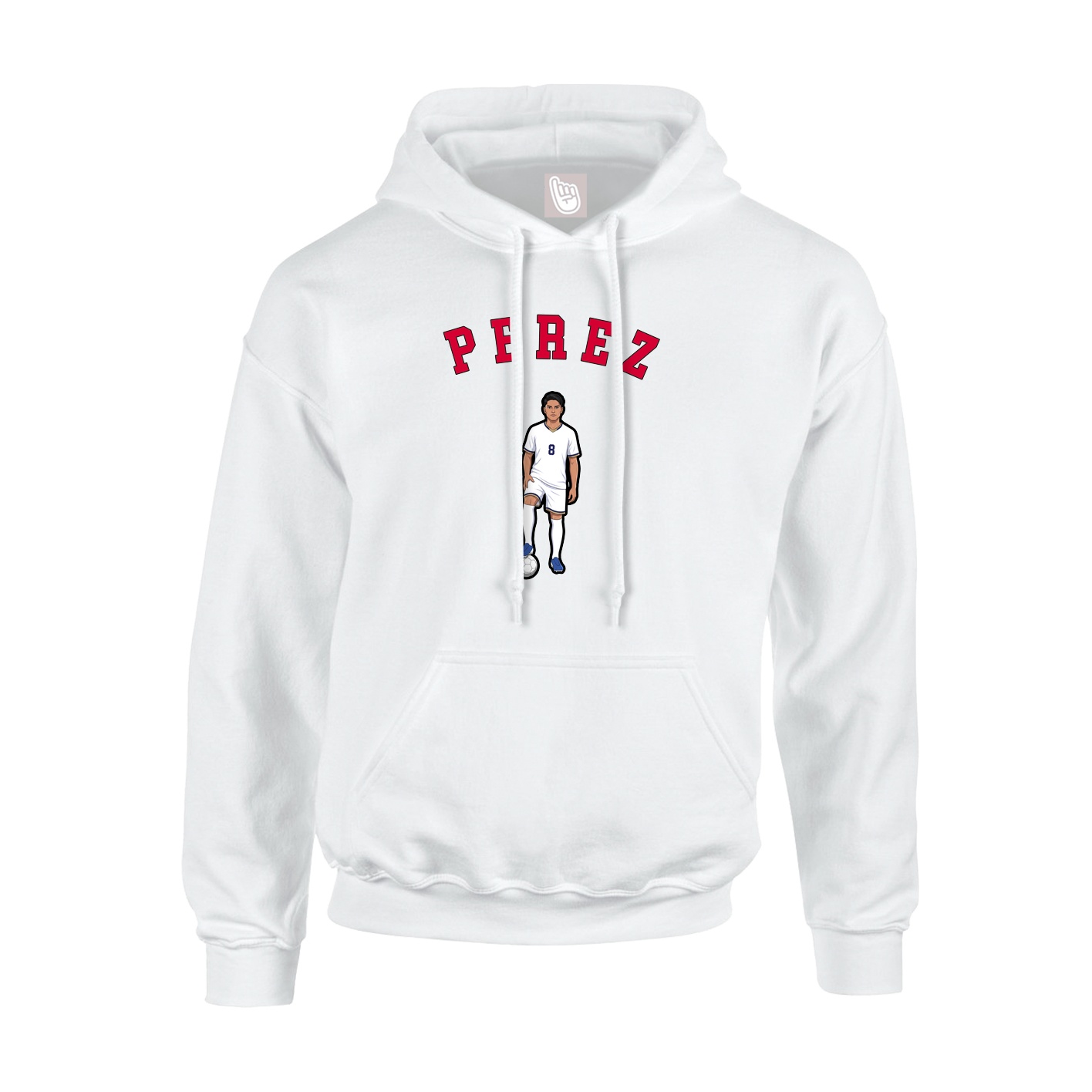 Youth Hoodie — Shirsey Arch in White