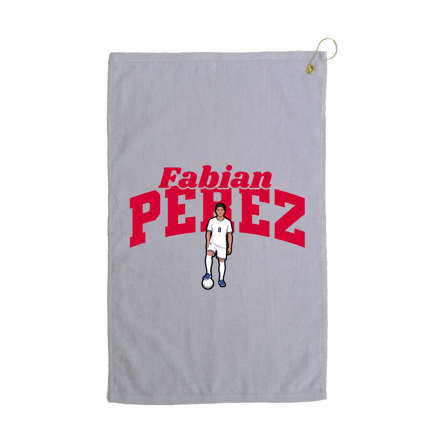 Golf Towel — Signature Arch in Grey