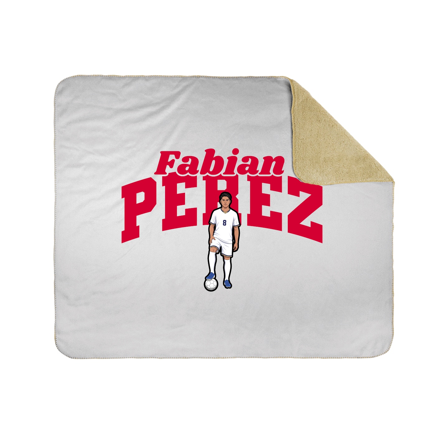 Throw Blanket — Signature Arch in White