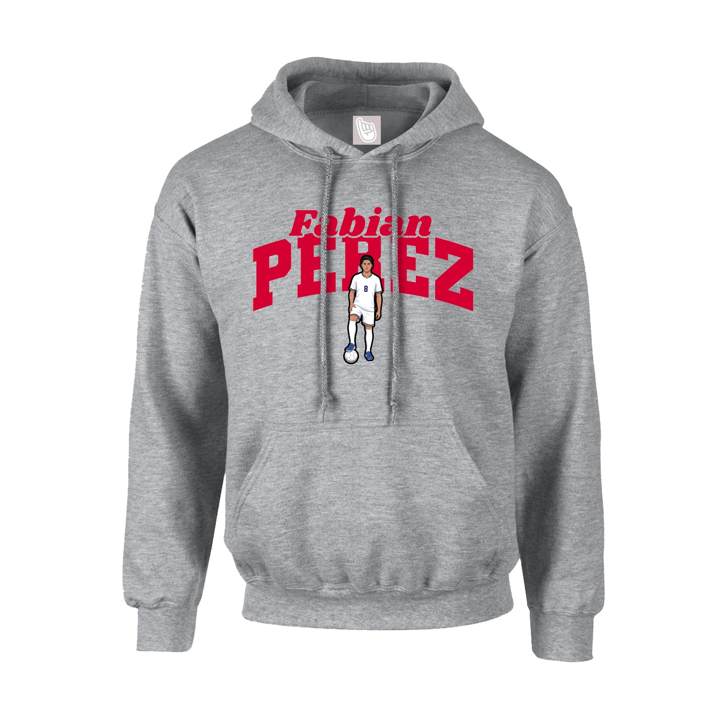 Hoodie — Signature Arch in Grey