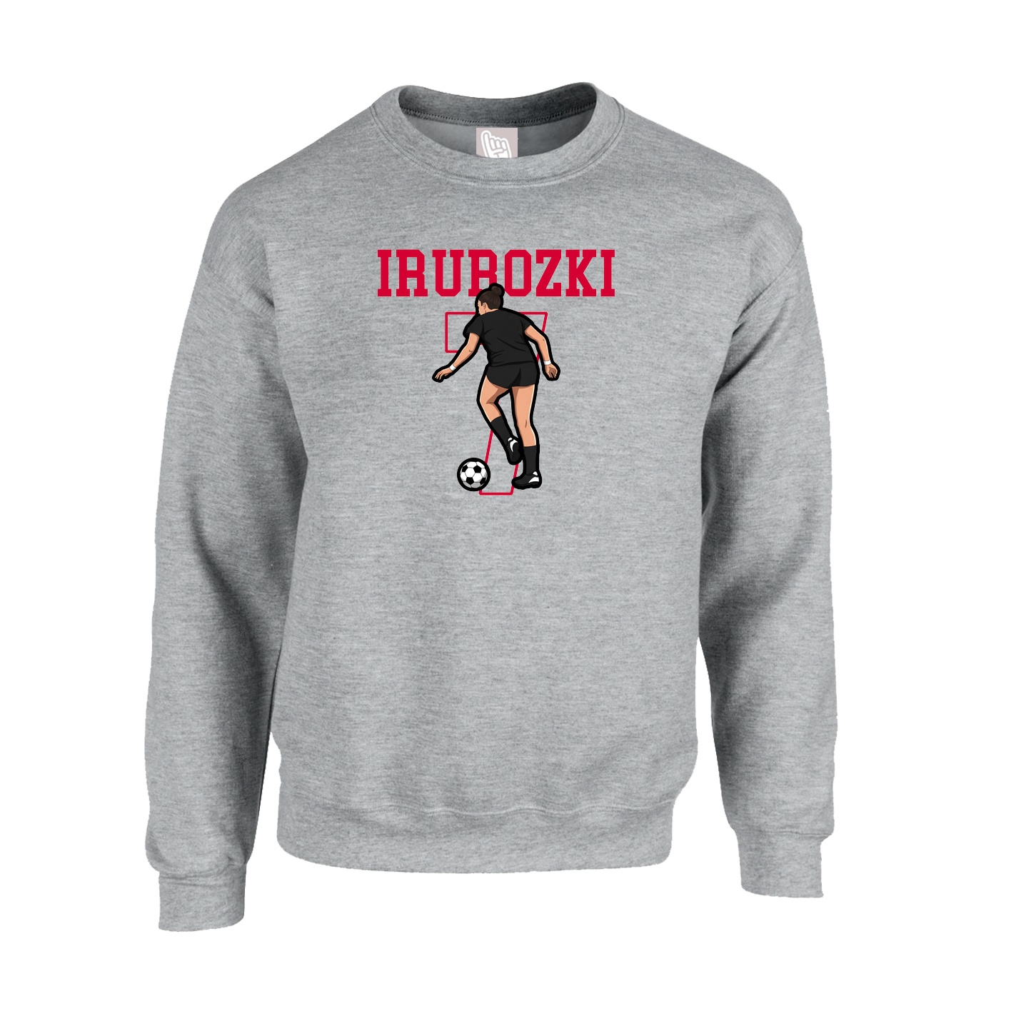 Fleece Crew — Shirsey in Grey
