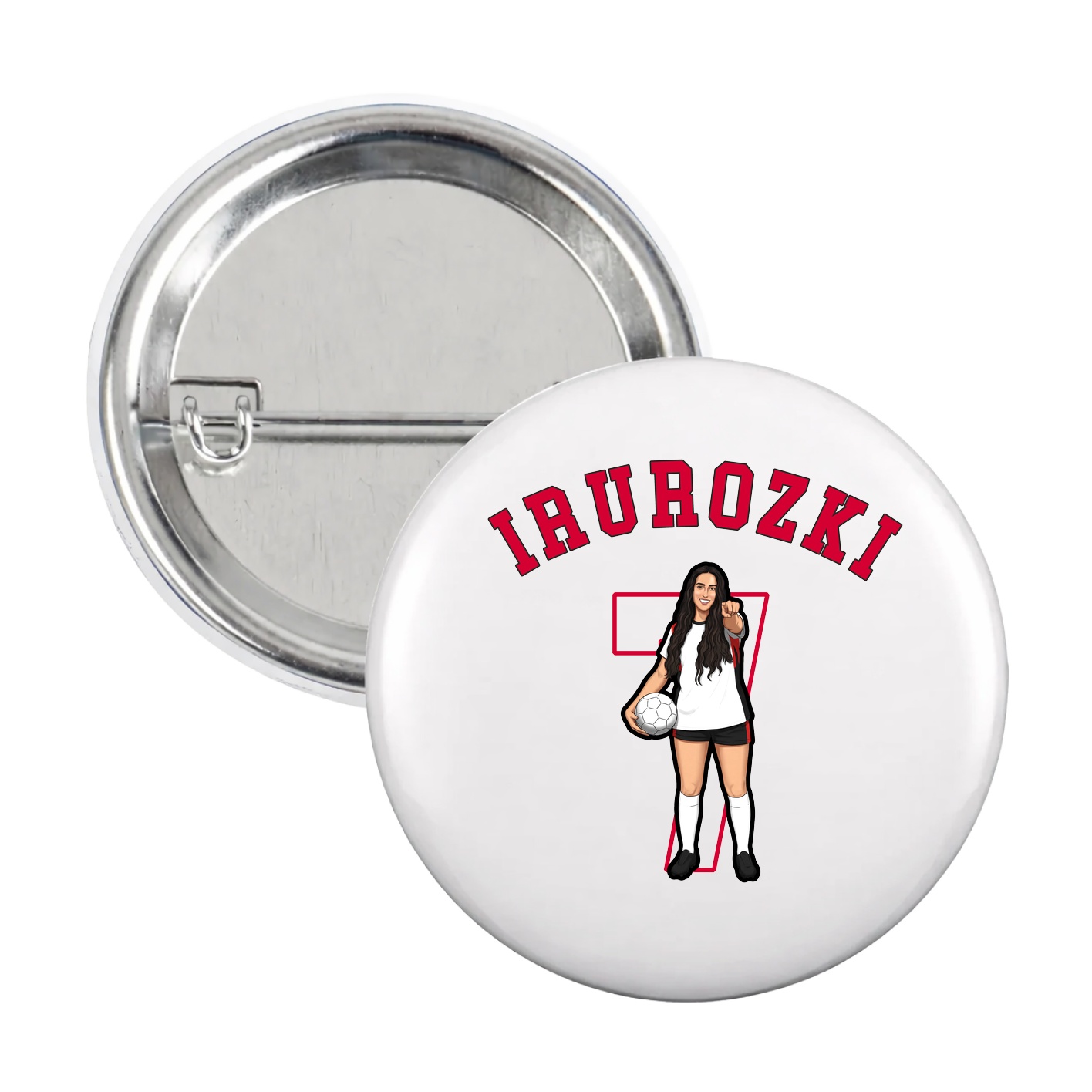 Game Day Button — Shirsey Arch in White