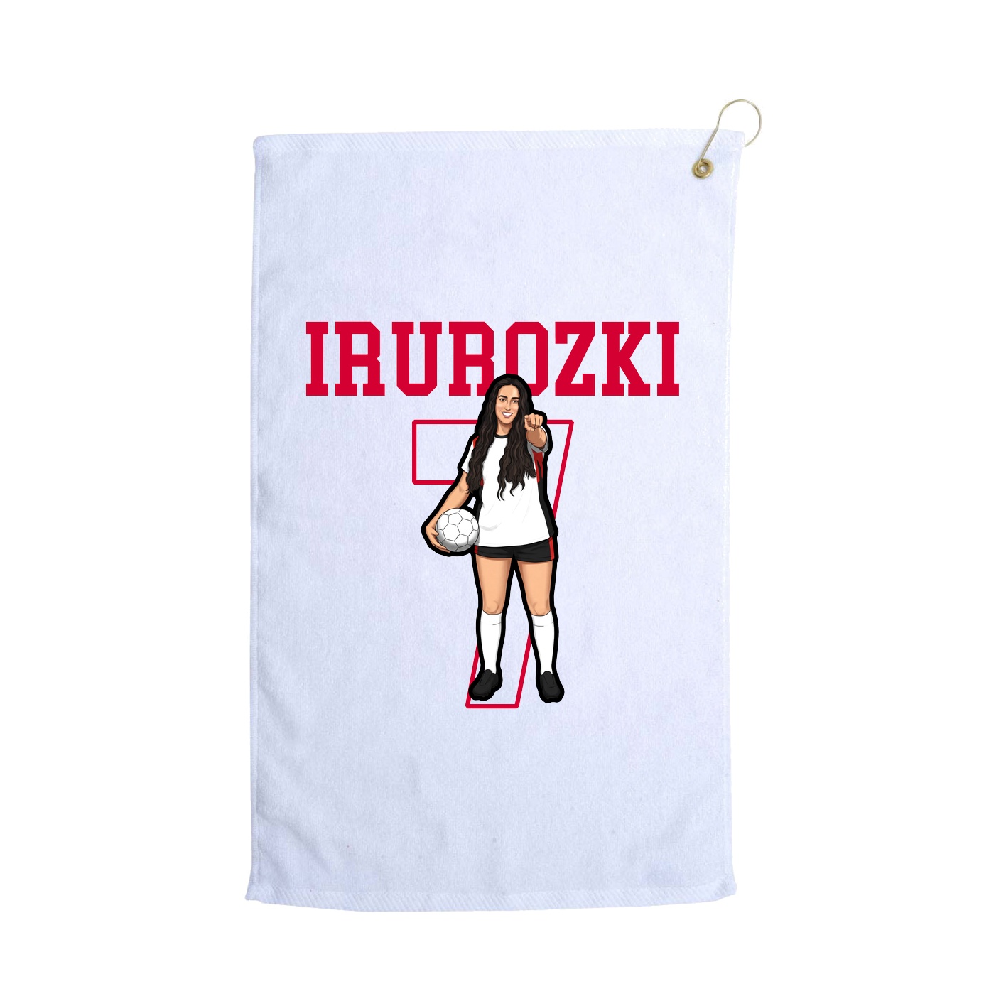 Golf Towel — Shirsey in White