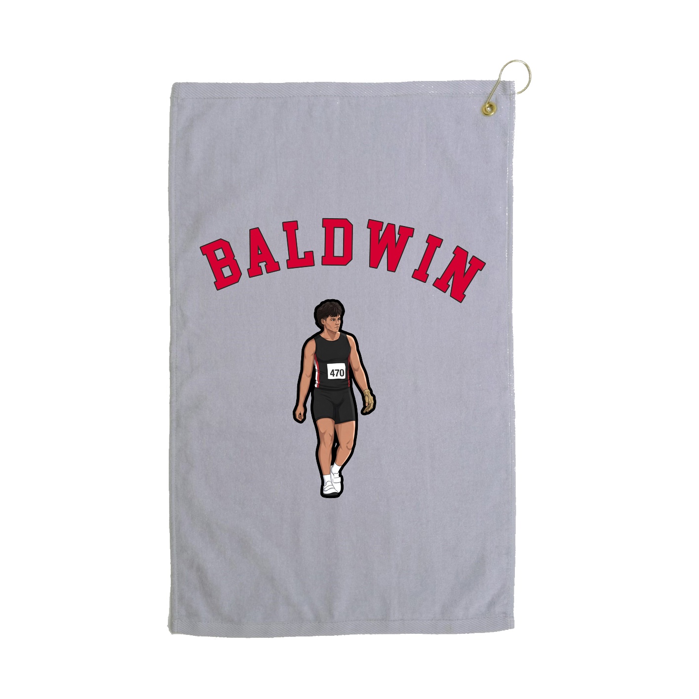 Golf Towel — Shirsey Arch in Grey