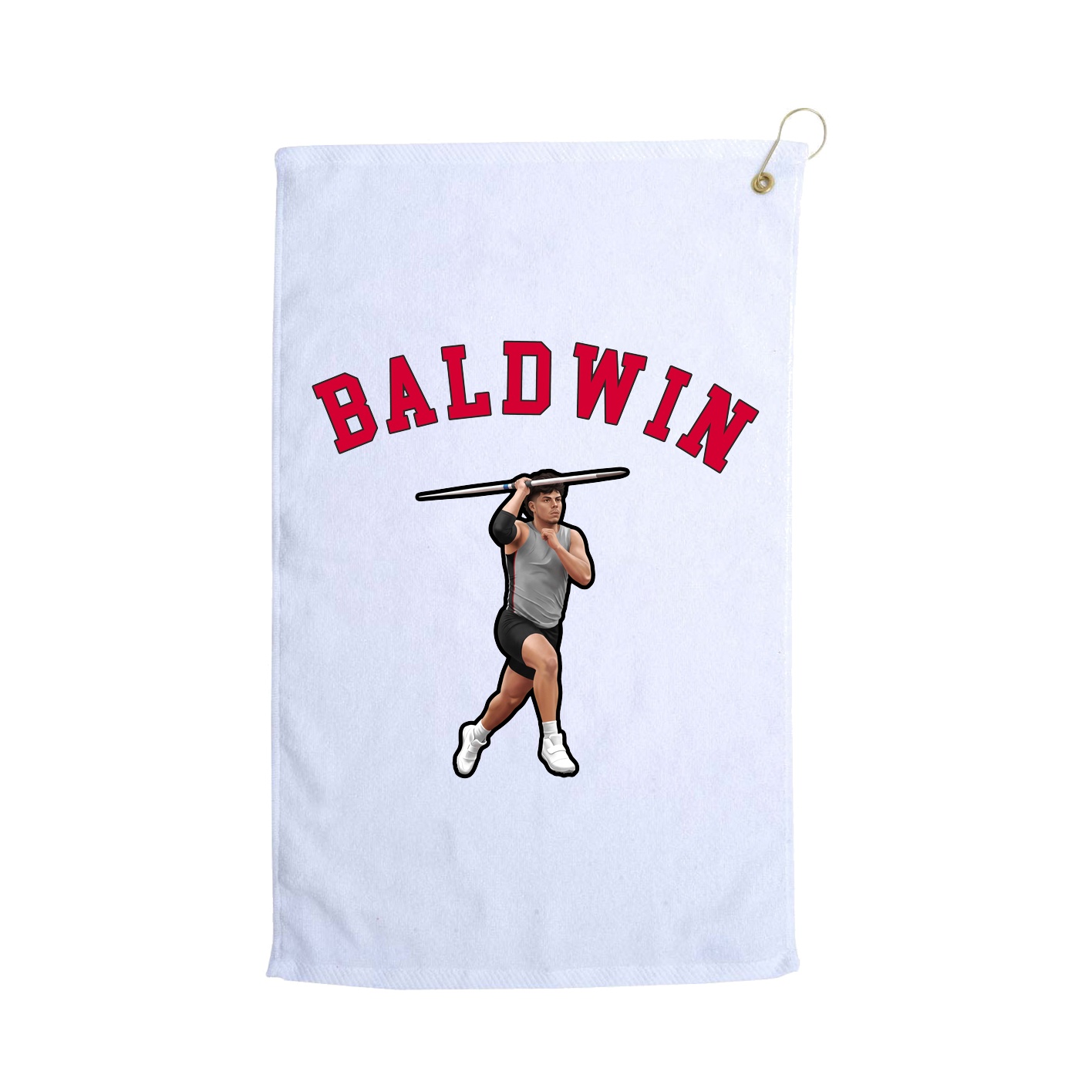 Golf Towel — Shirsey Arch in White