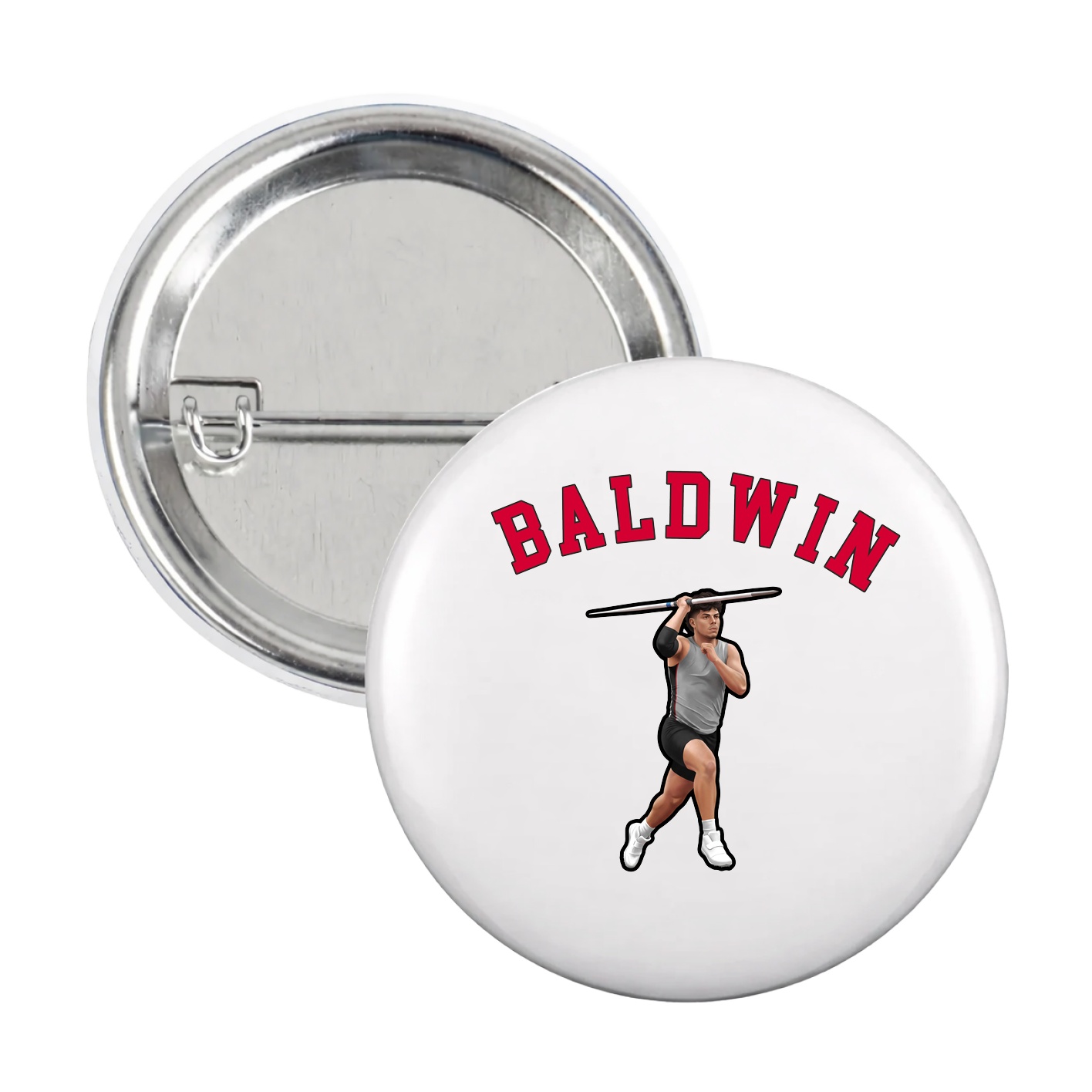 Game Day Button — Shirsey Arch in White