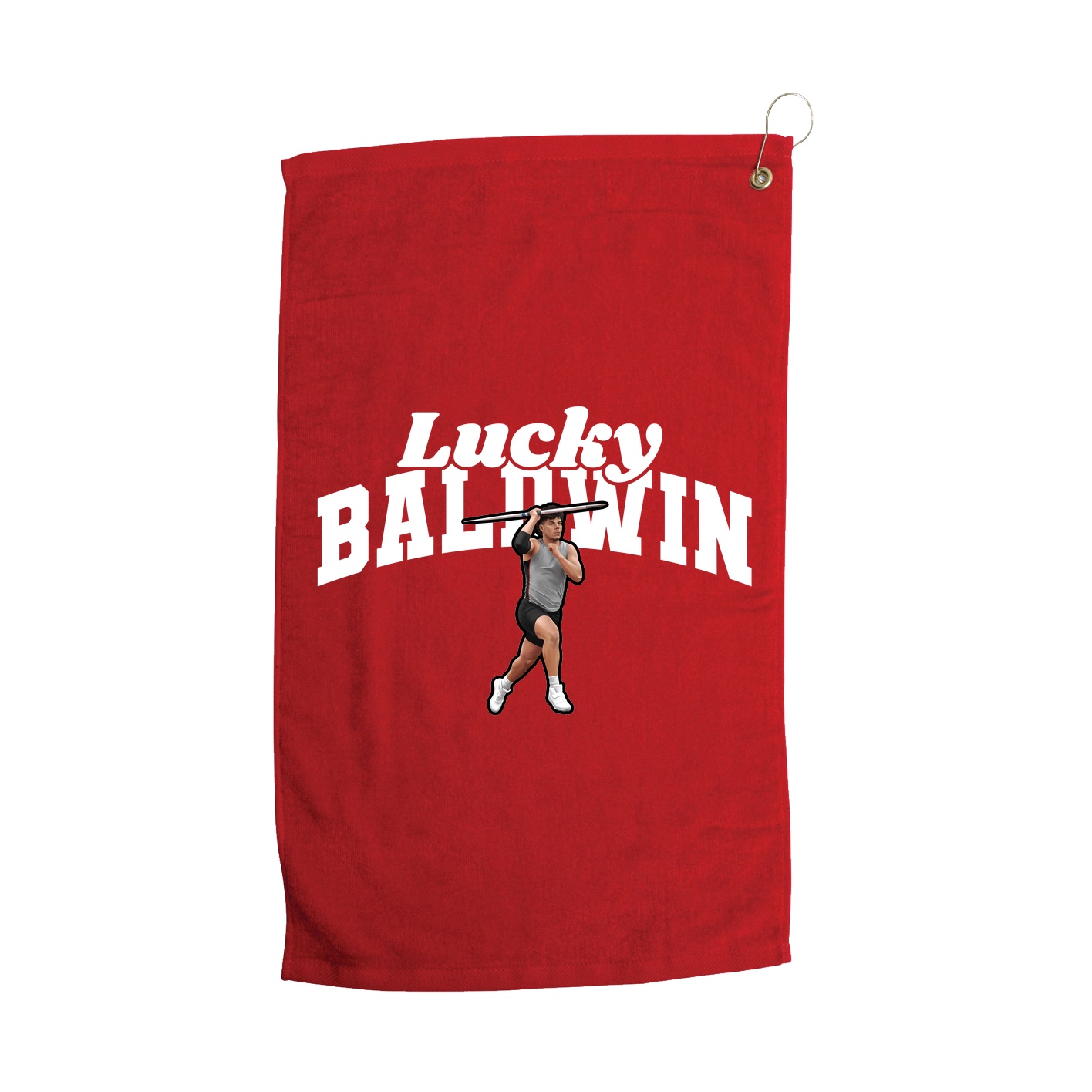 Golf Towel — Signature Arch in Red