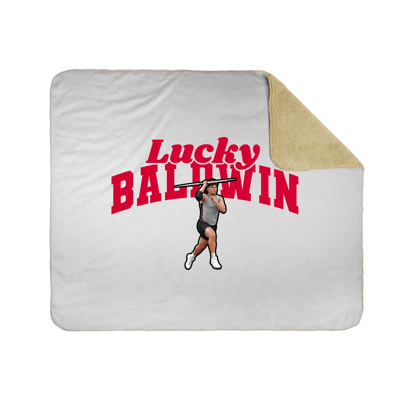 Throw Blanket — Signature Arch in White