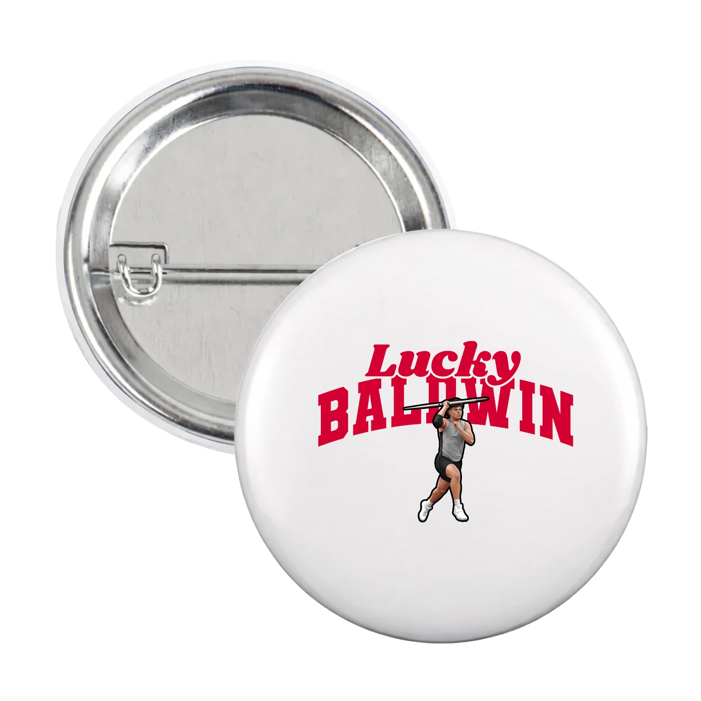 Game Day Button — Signature Arch in White