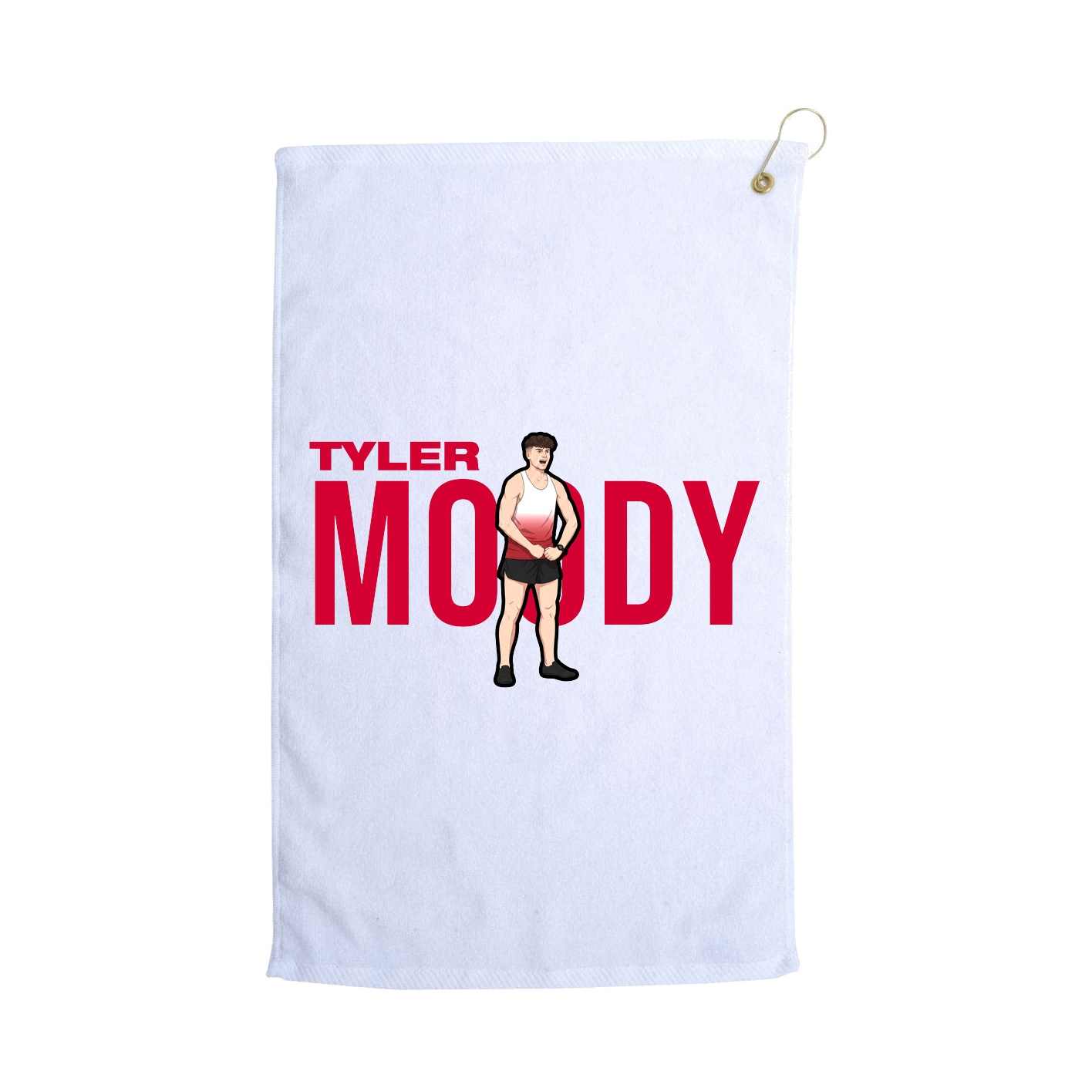 Golf Towel — Player Name in White