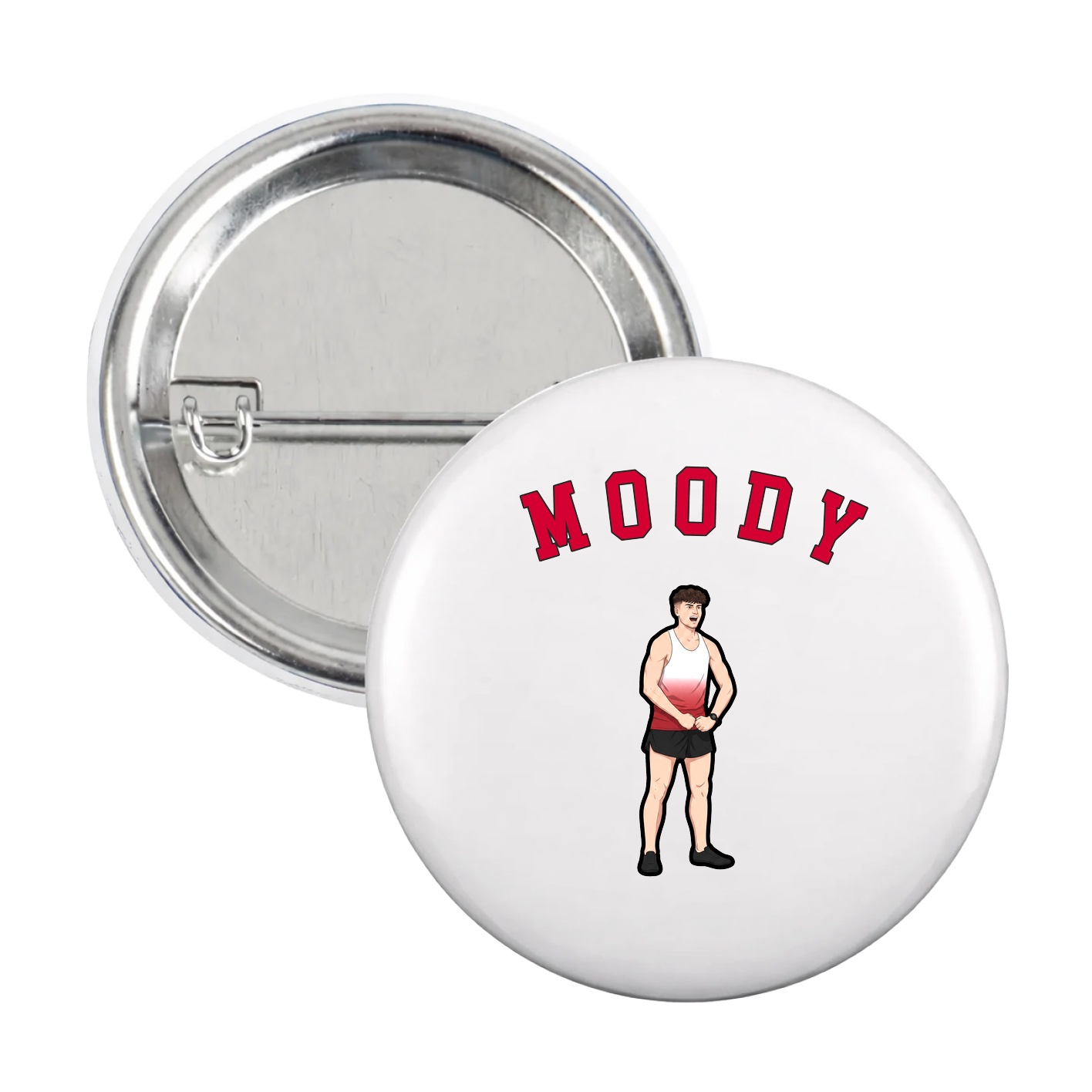 Game Day Button — Shirsey Arch in White
