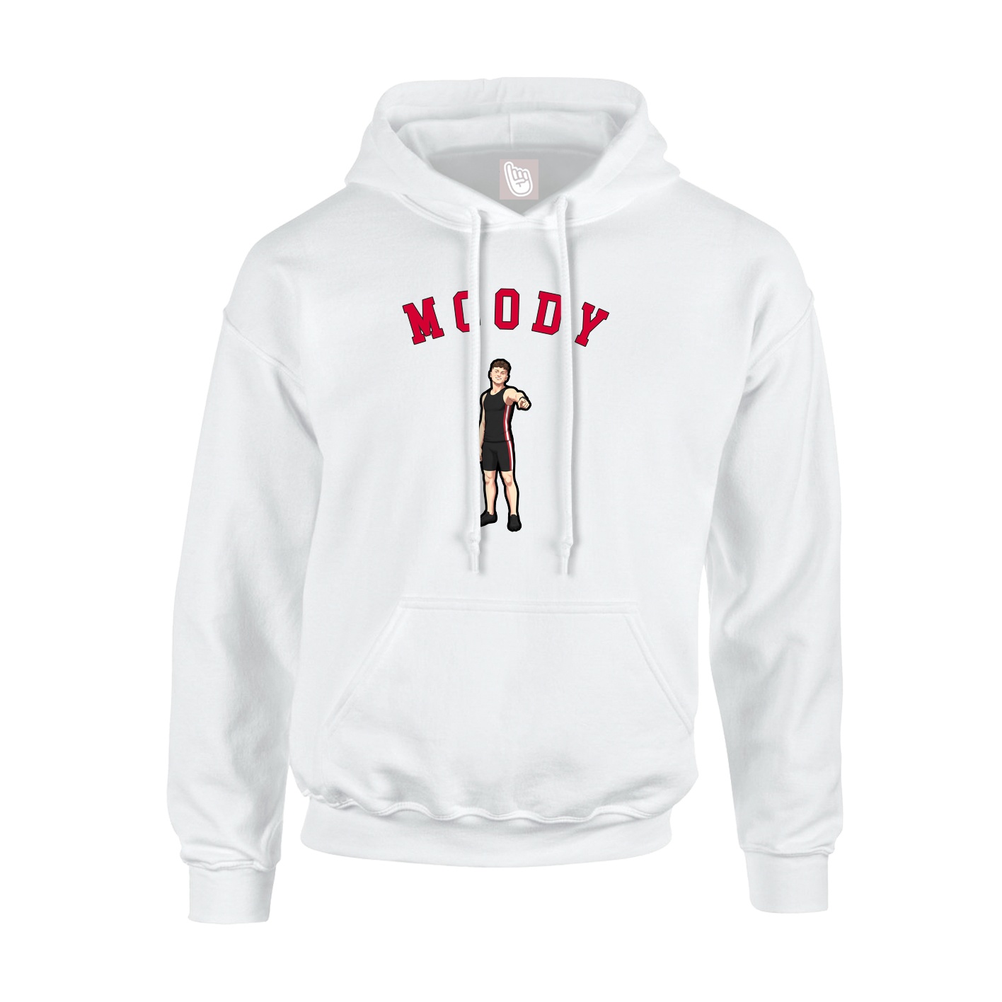 Hoodie — Shirsey Arch in White