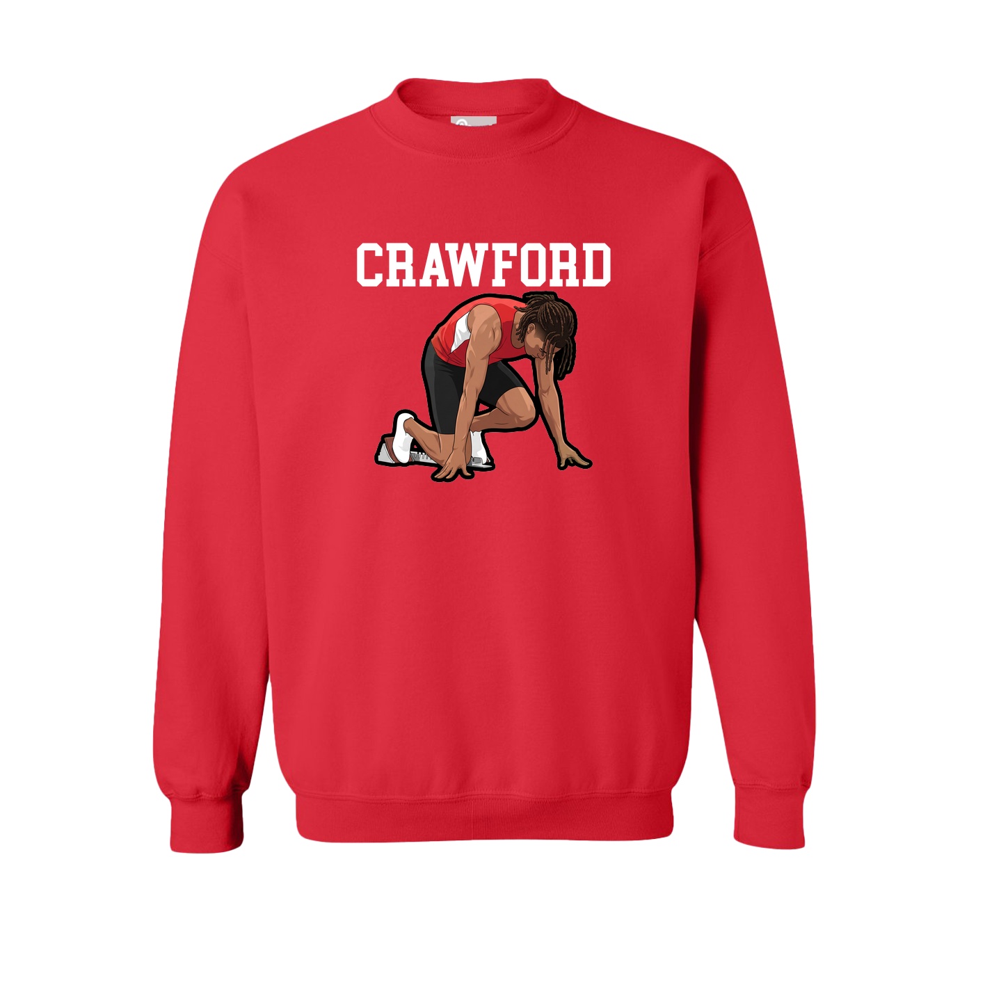 Fleece Crew — Shirsey in Red