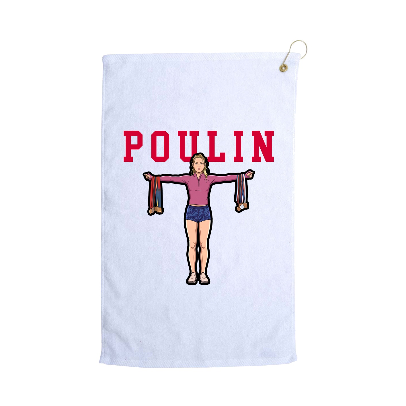 Golf Towel — Shirsey in White