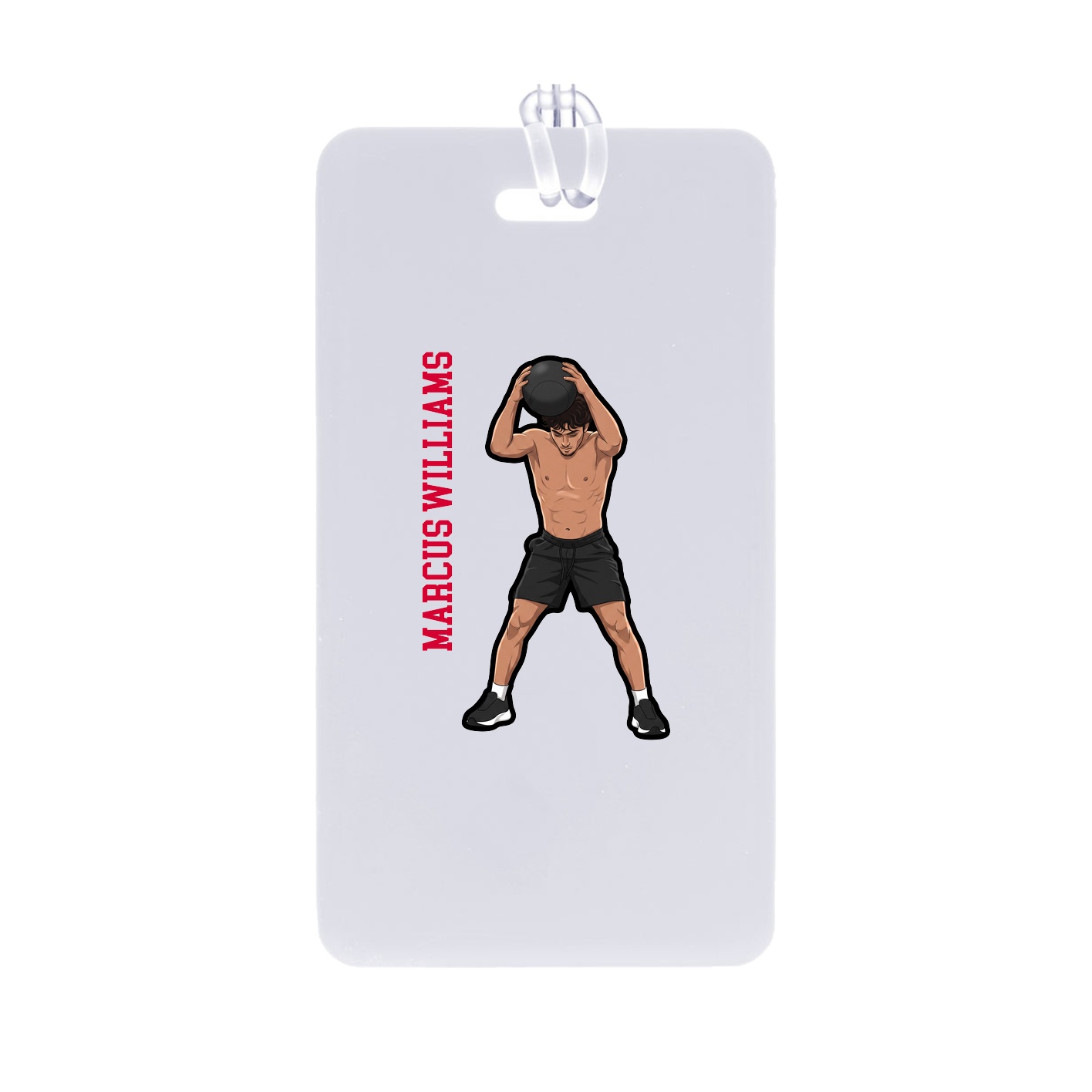 Bag Tag — Name Vertical in Classic