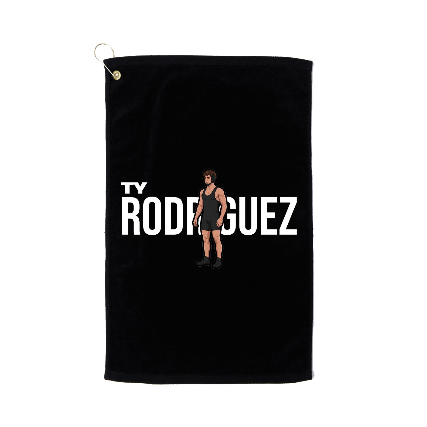 Golf Towel — Player Name in Black