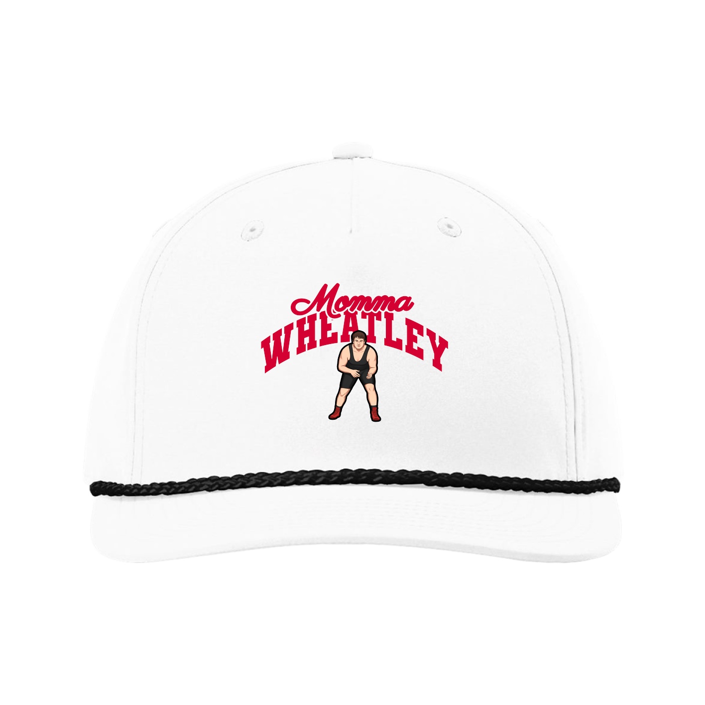 Five-Panel Classic Rope Cap — Mothers Day Arch in White
