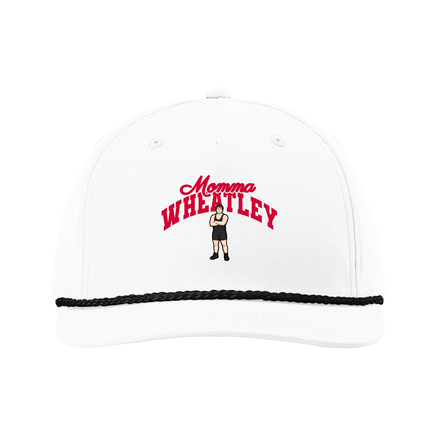 Five-Panel Classic Rope Cap — Mothers Day Arch in White