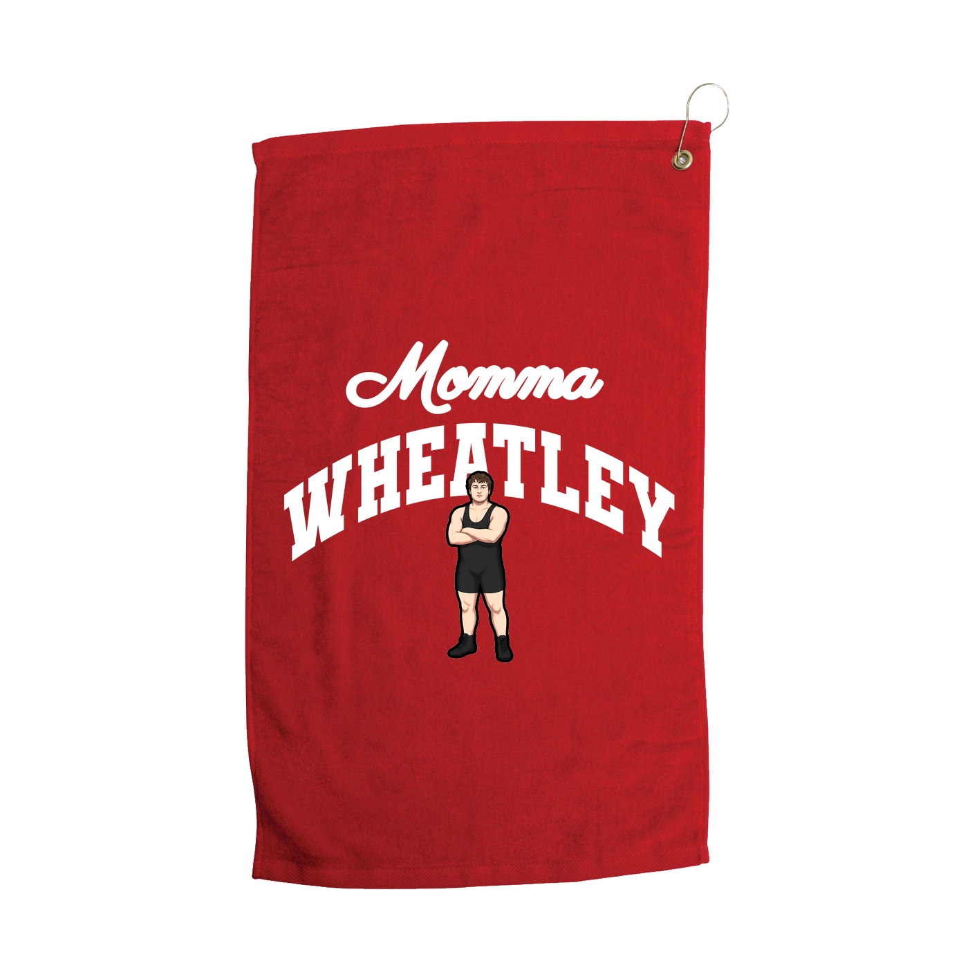 Golf Towel — Mothers Day Arch in Red