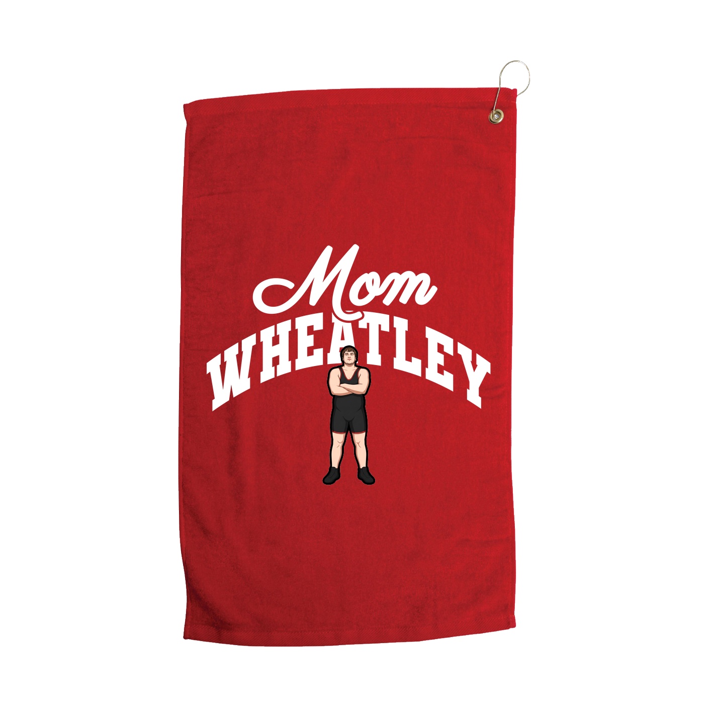 Golf Towel — Mothers Day Arch in Red