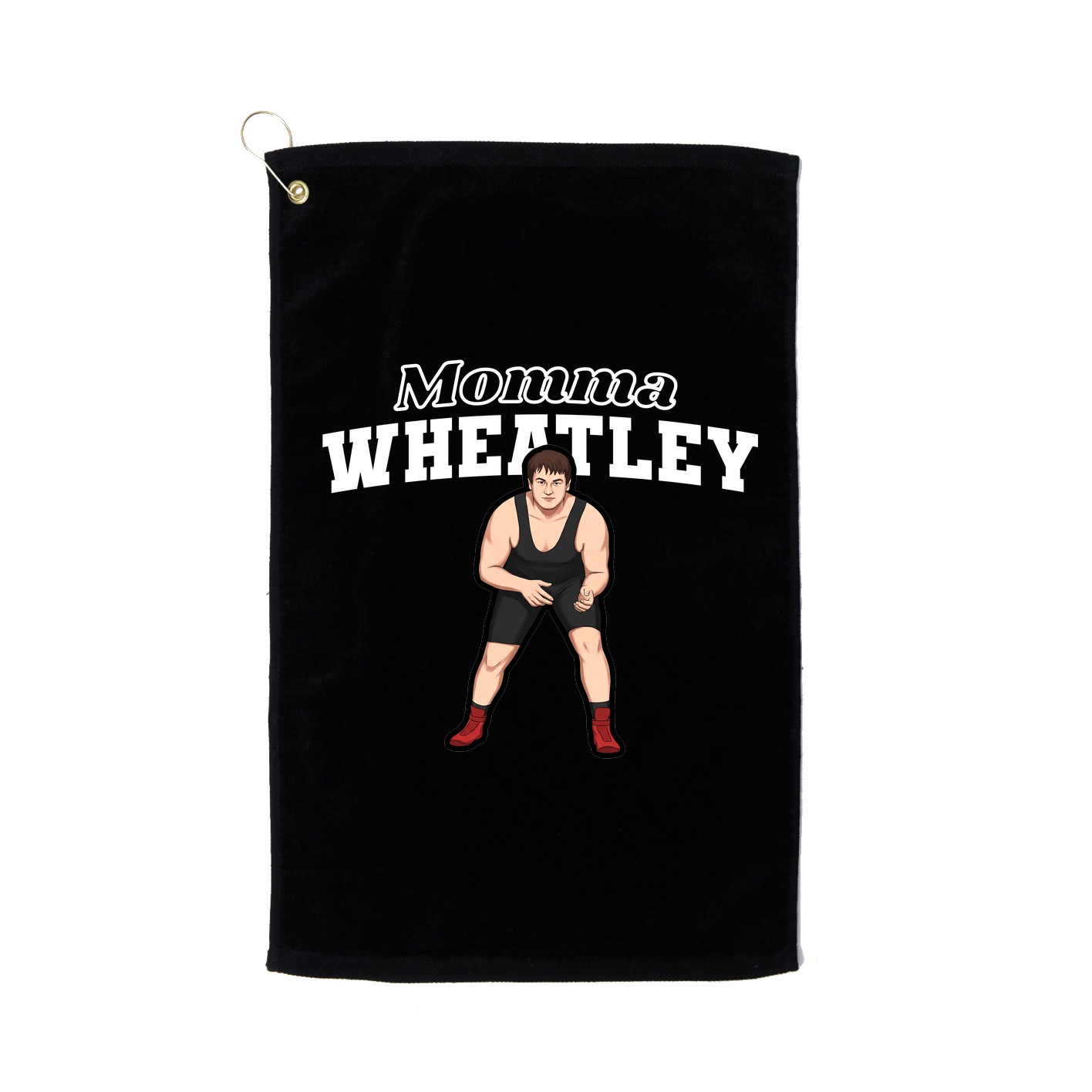Golf Towel — Mothers Day Block in Black