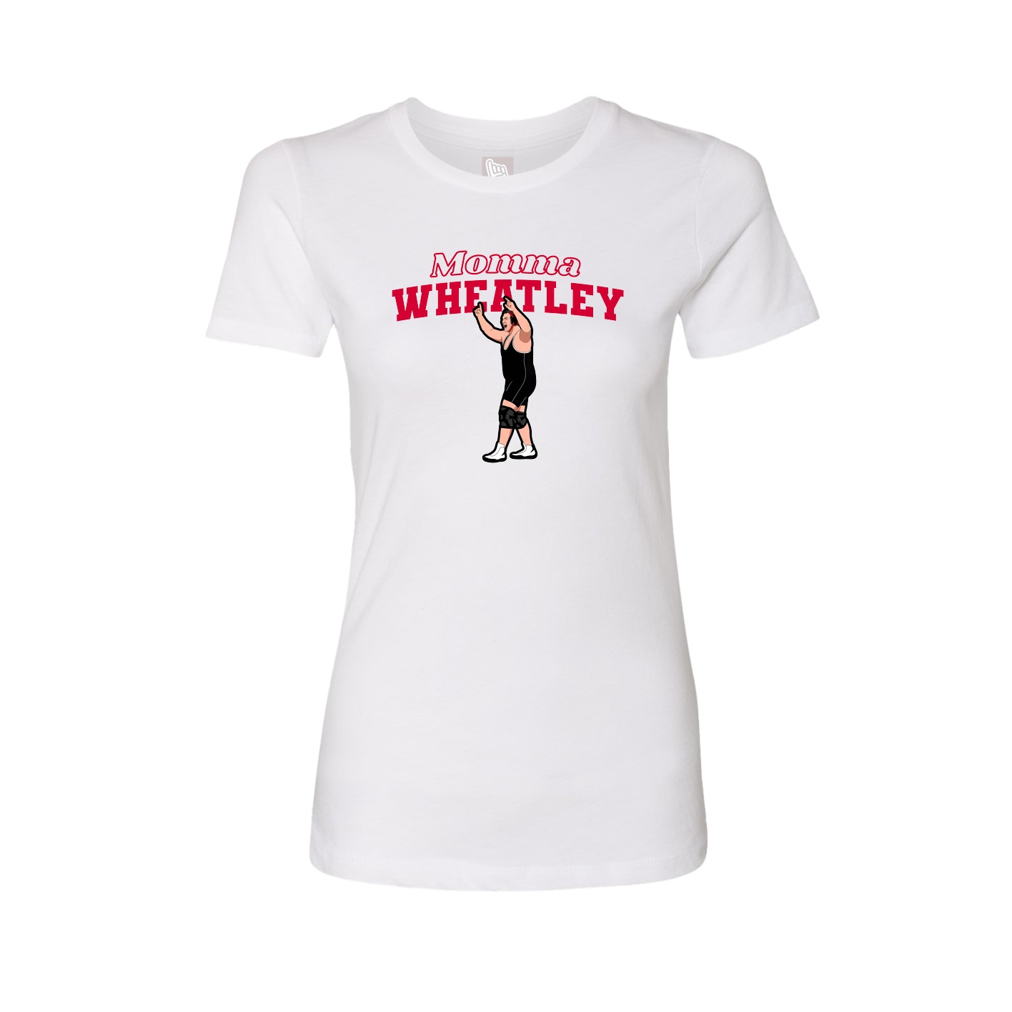 Womens Tee — Mothers Day Block in White