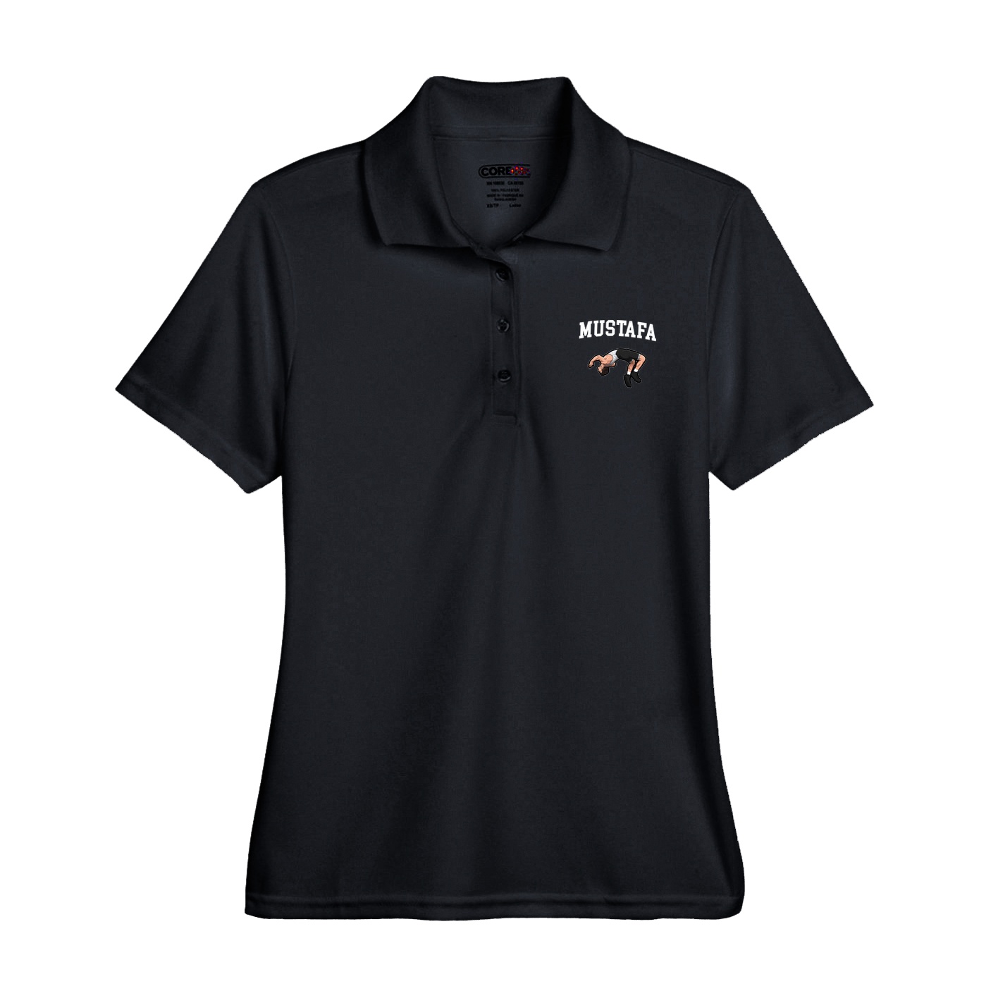 Womens Performance Polo — Shirsey in Black