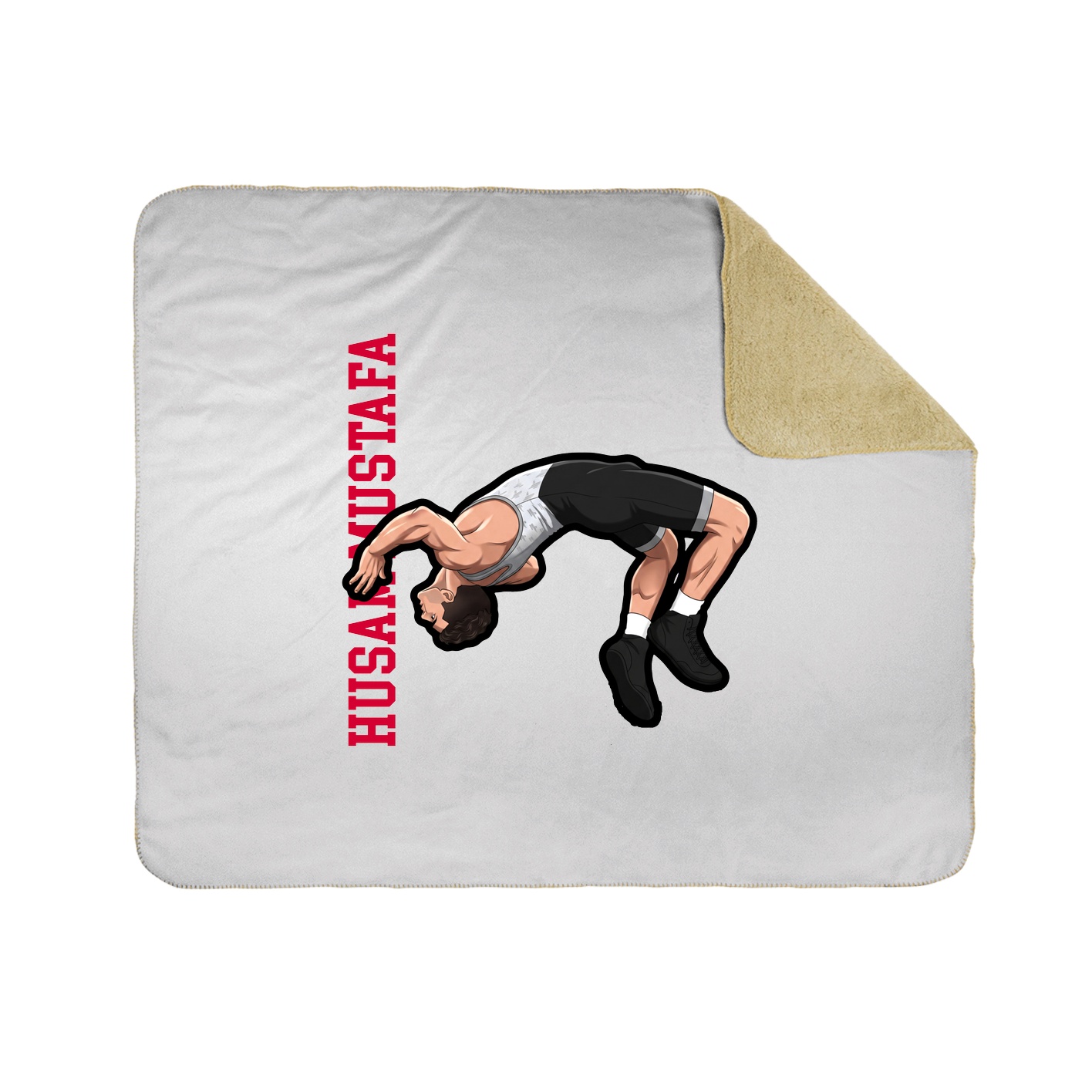 50x60 Sherpa Lined Throw Blanket