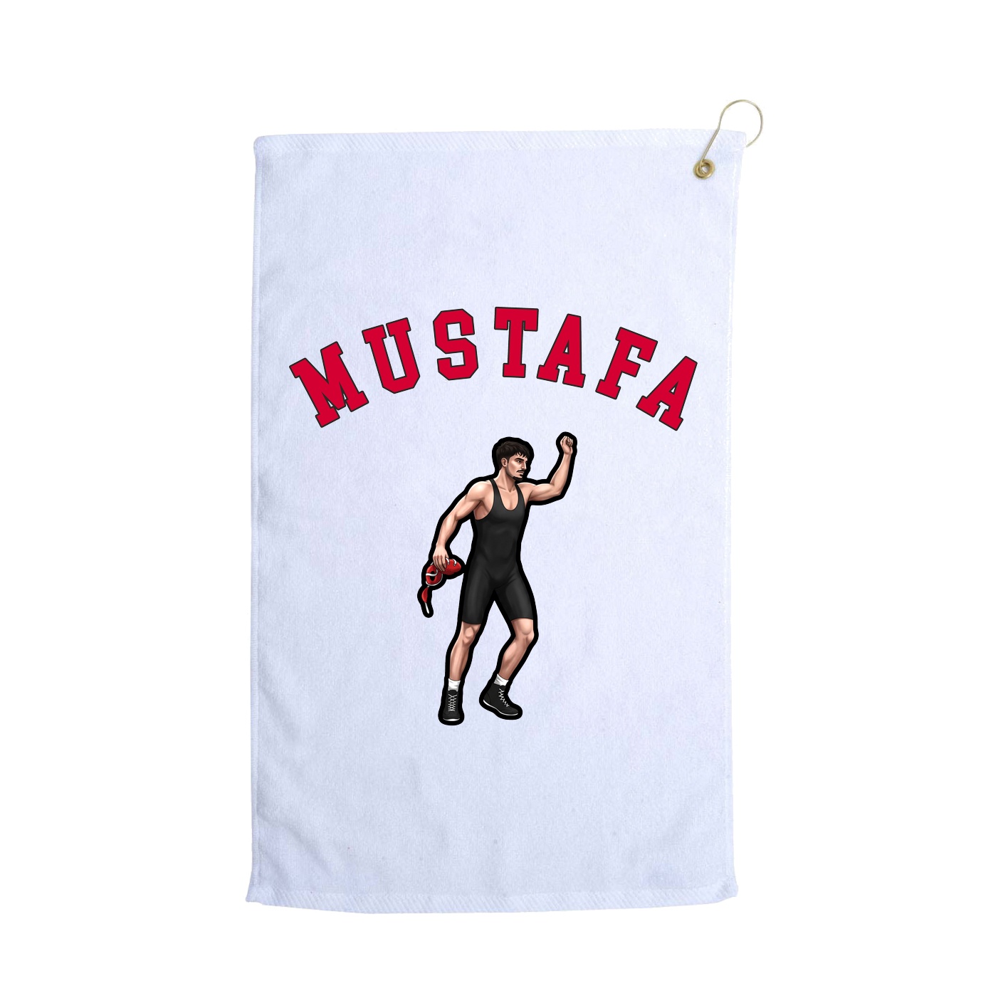 Golf Towel — Shirsey Arch in White