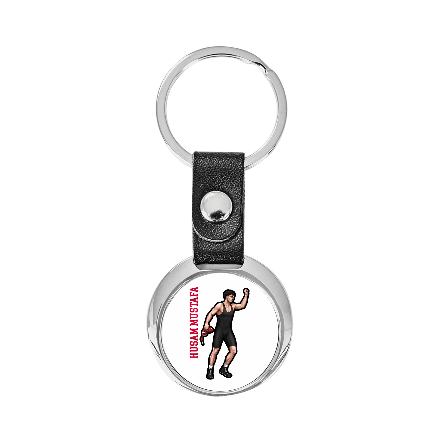 Key Chain — Name Vertical in Classic