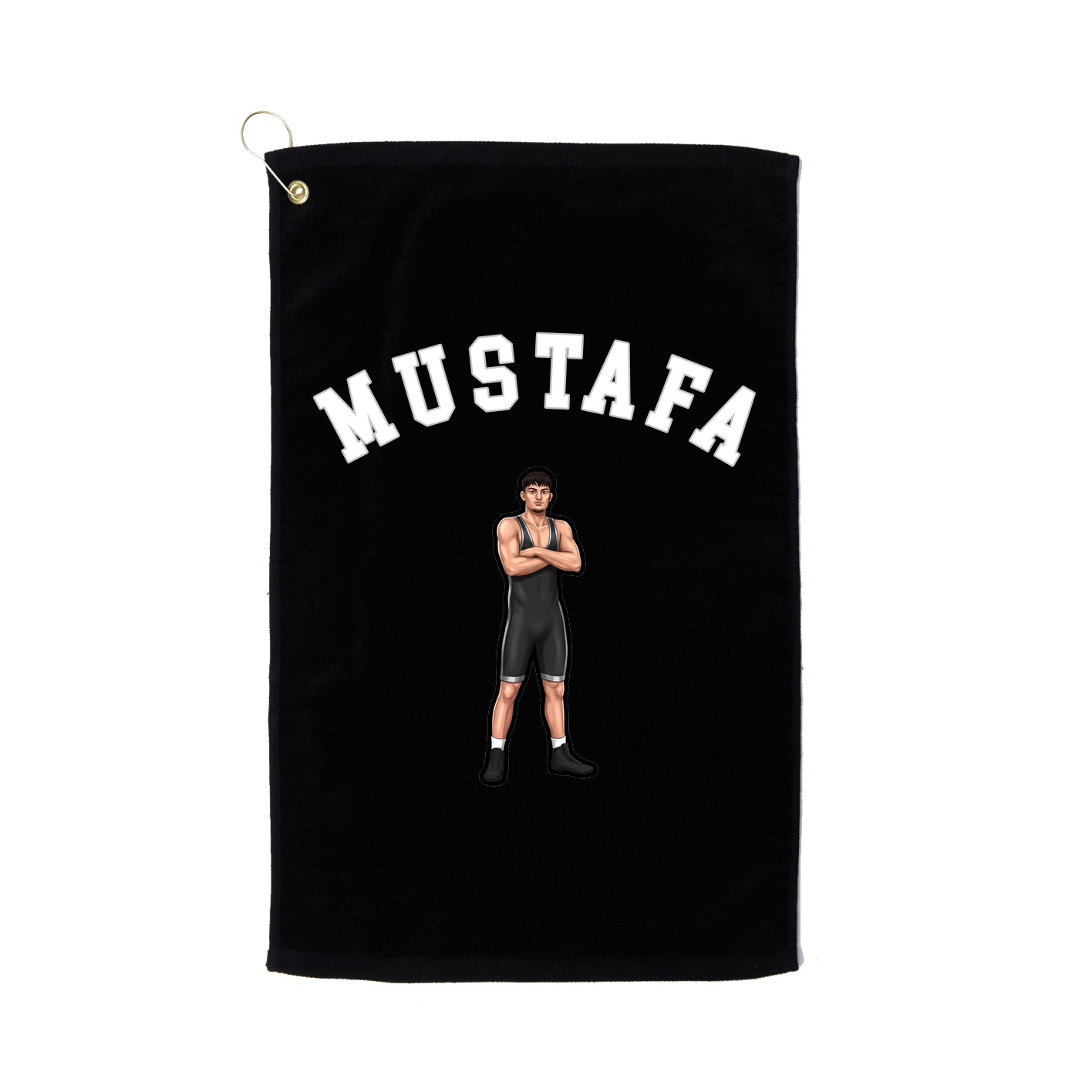 Golf Towel — Shirsey Arch in Black