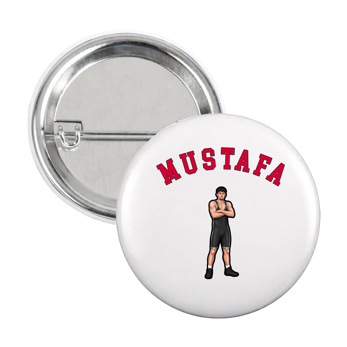 Game Day Button — Shirsey Arch in White
