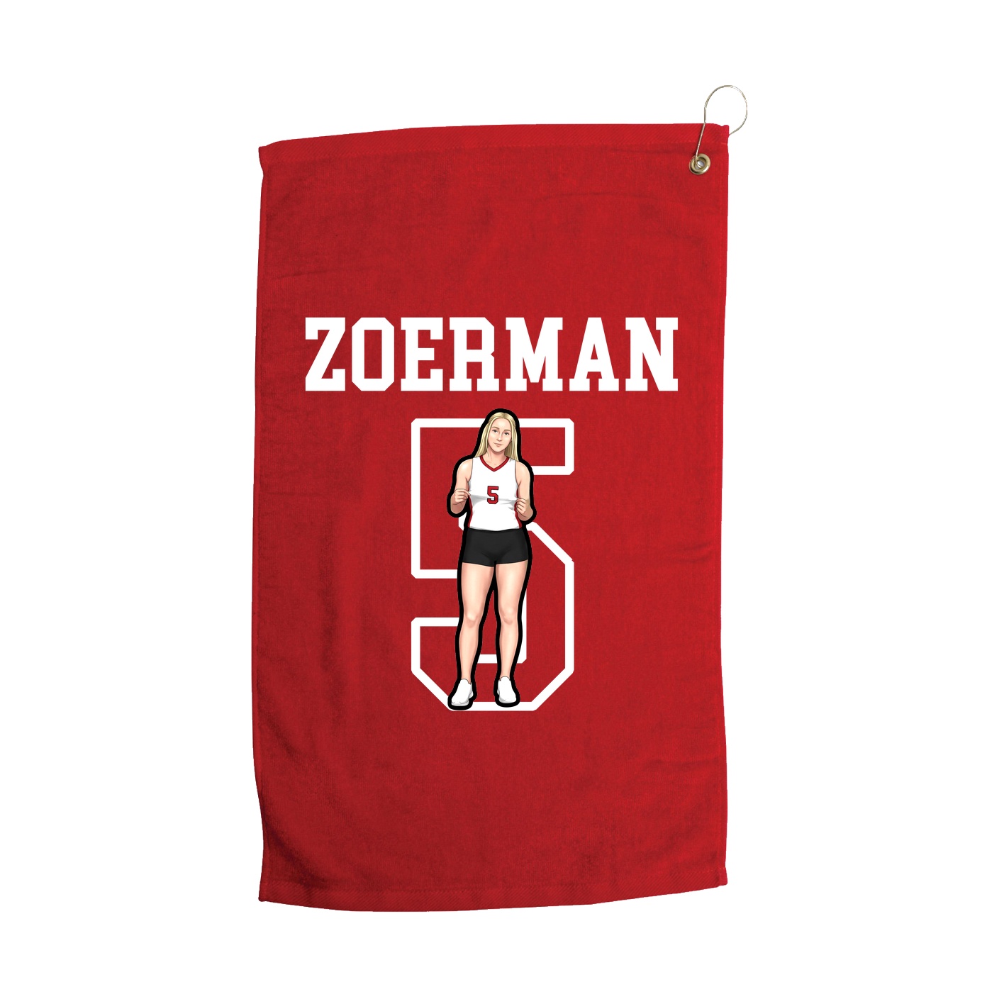 Golf Towel — Shirsey in Red